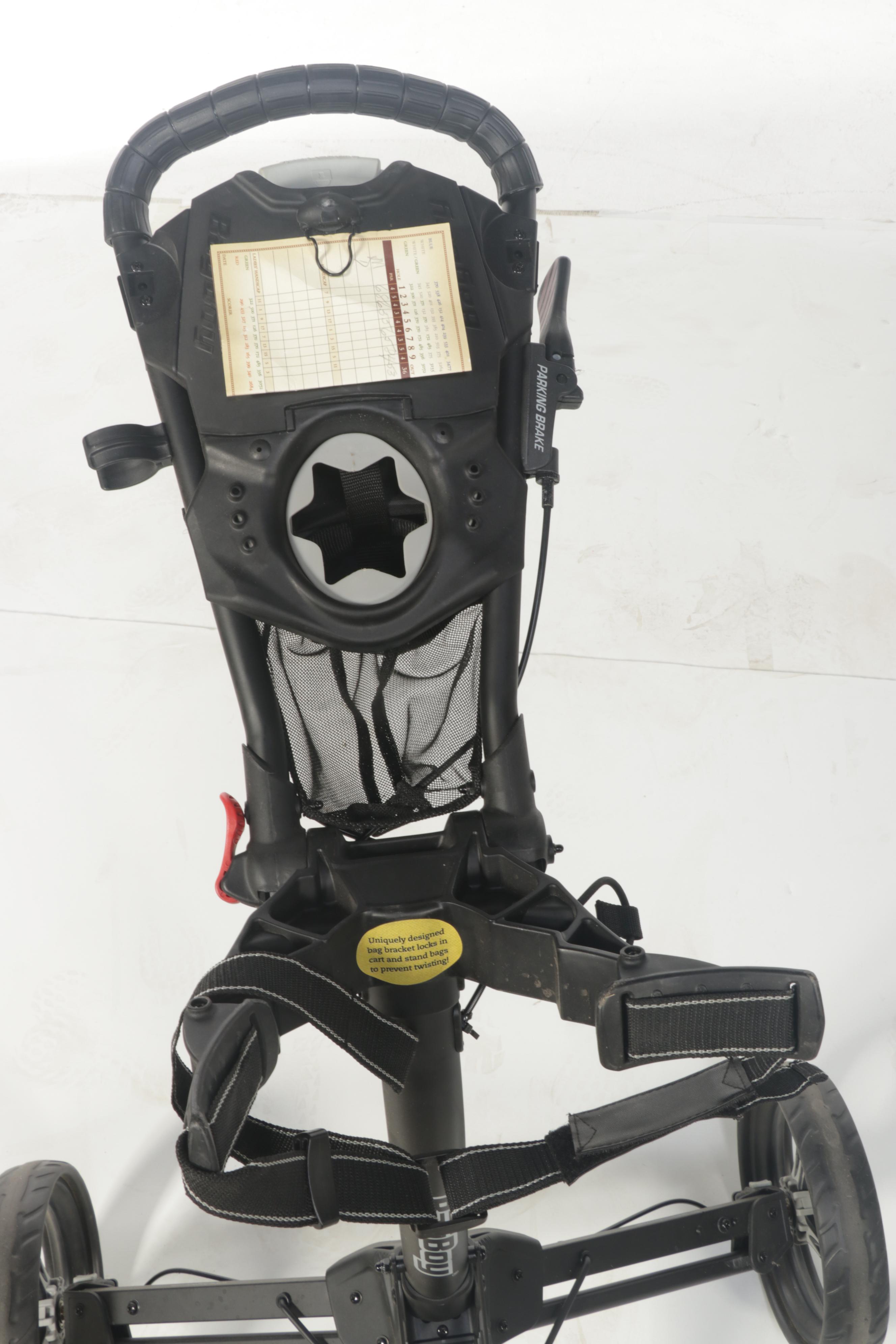 Bagboy Three Wheel Collapsible Push Golf Bag Cart