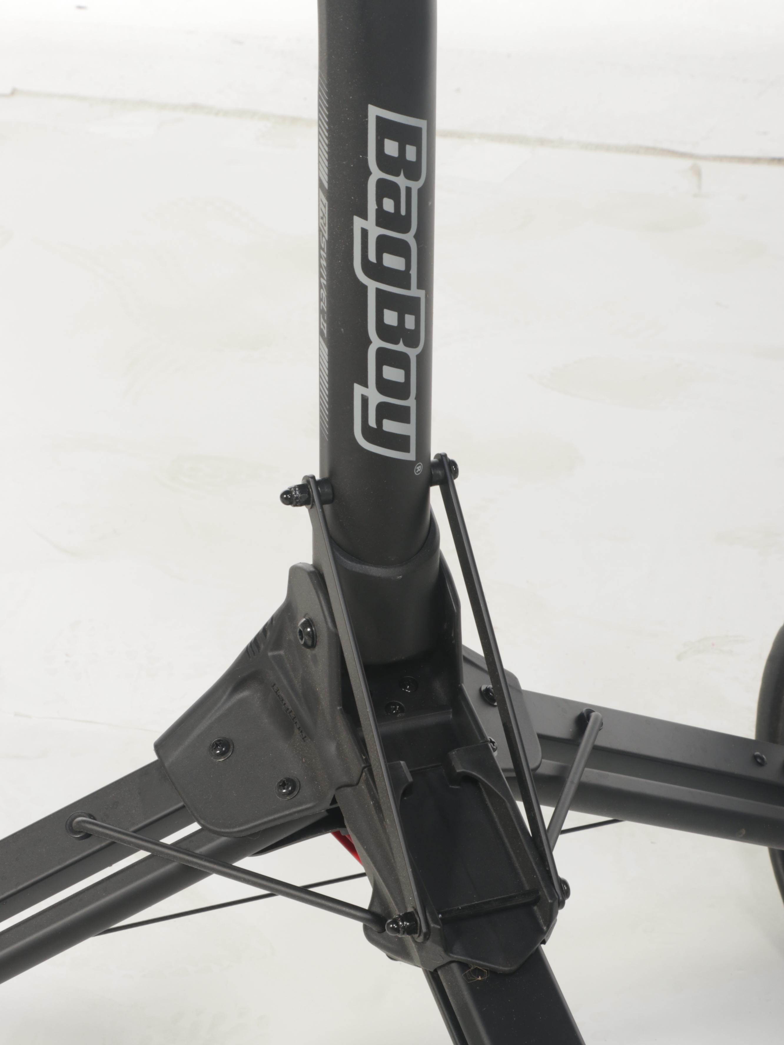 Bagboy Three Wheel Collapsible Push Golf Bag Cart