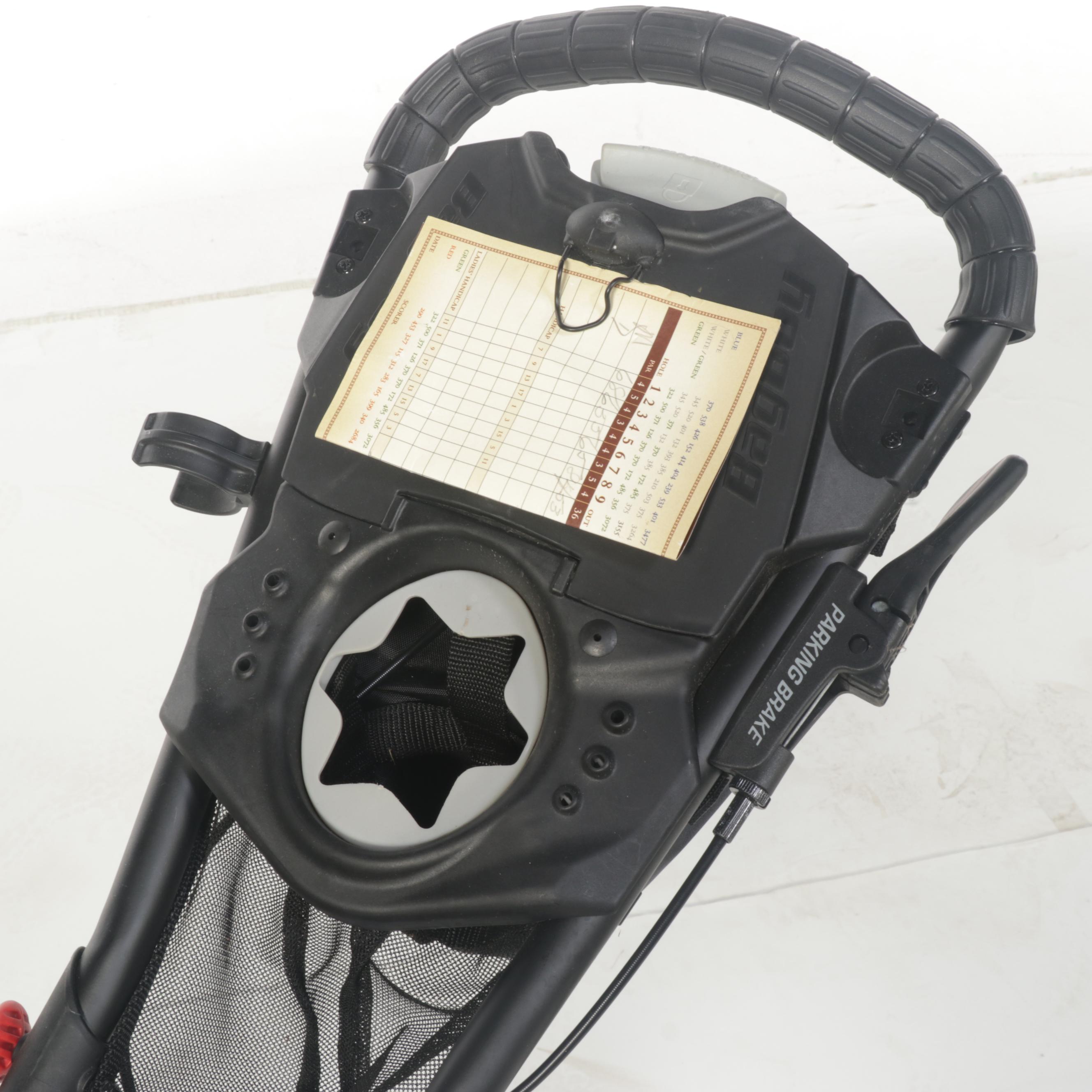 Bagboy Three Wheel Collapsible Push Golf Bag Cart