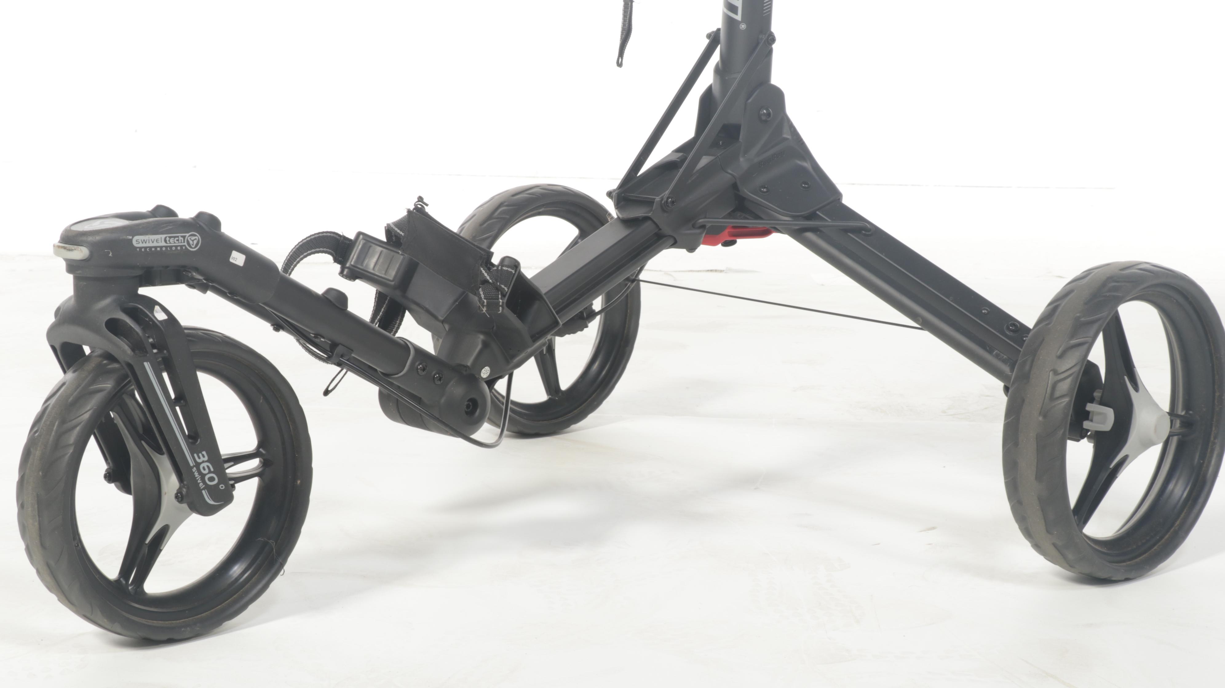 Bagboy Three Wheel Collapsible Push Golf Bag Cart