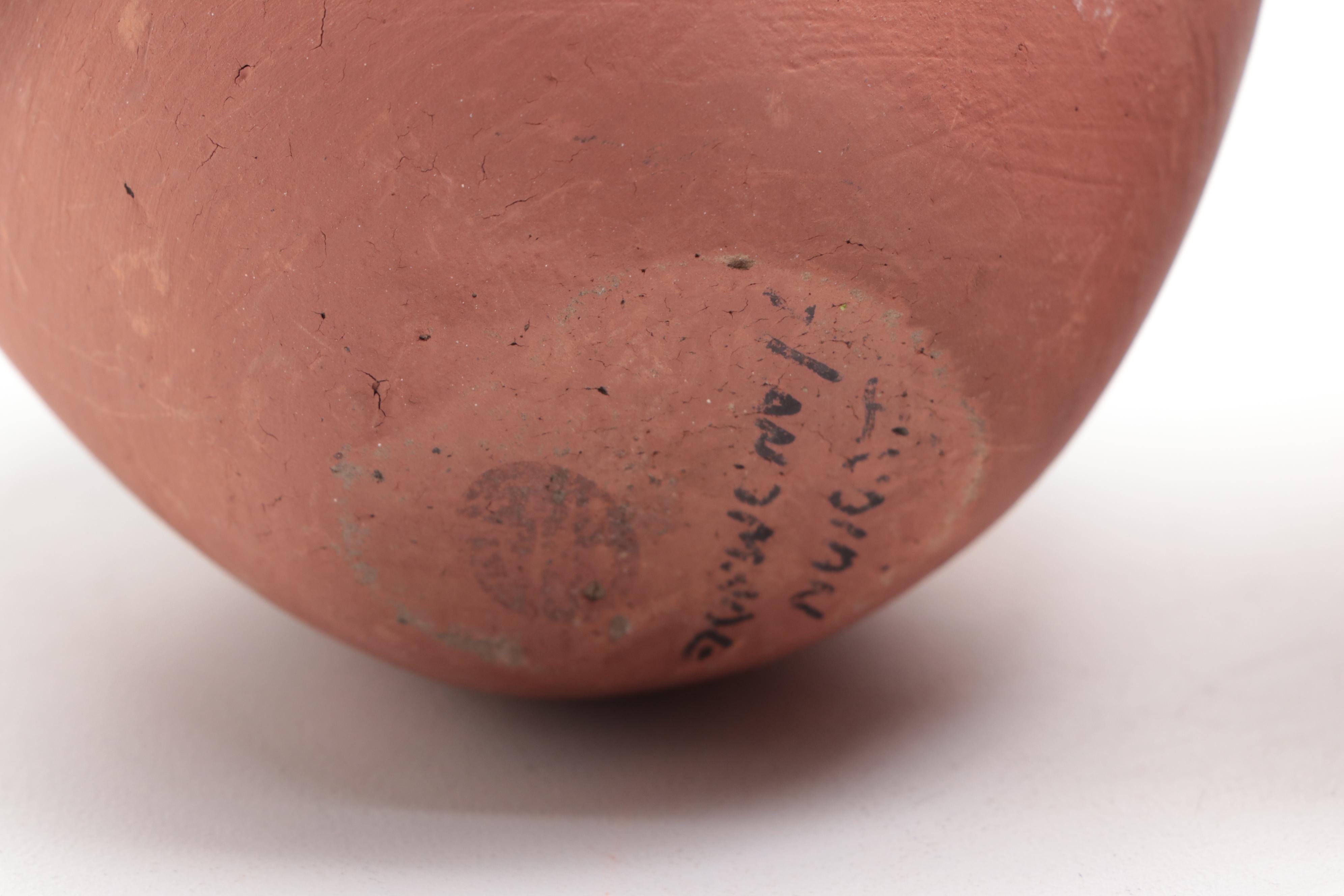 Native American Pottery Collection with Polychrome Kachina and Hawaiian Carving