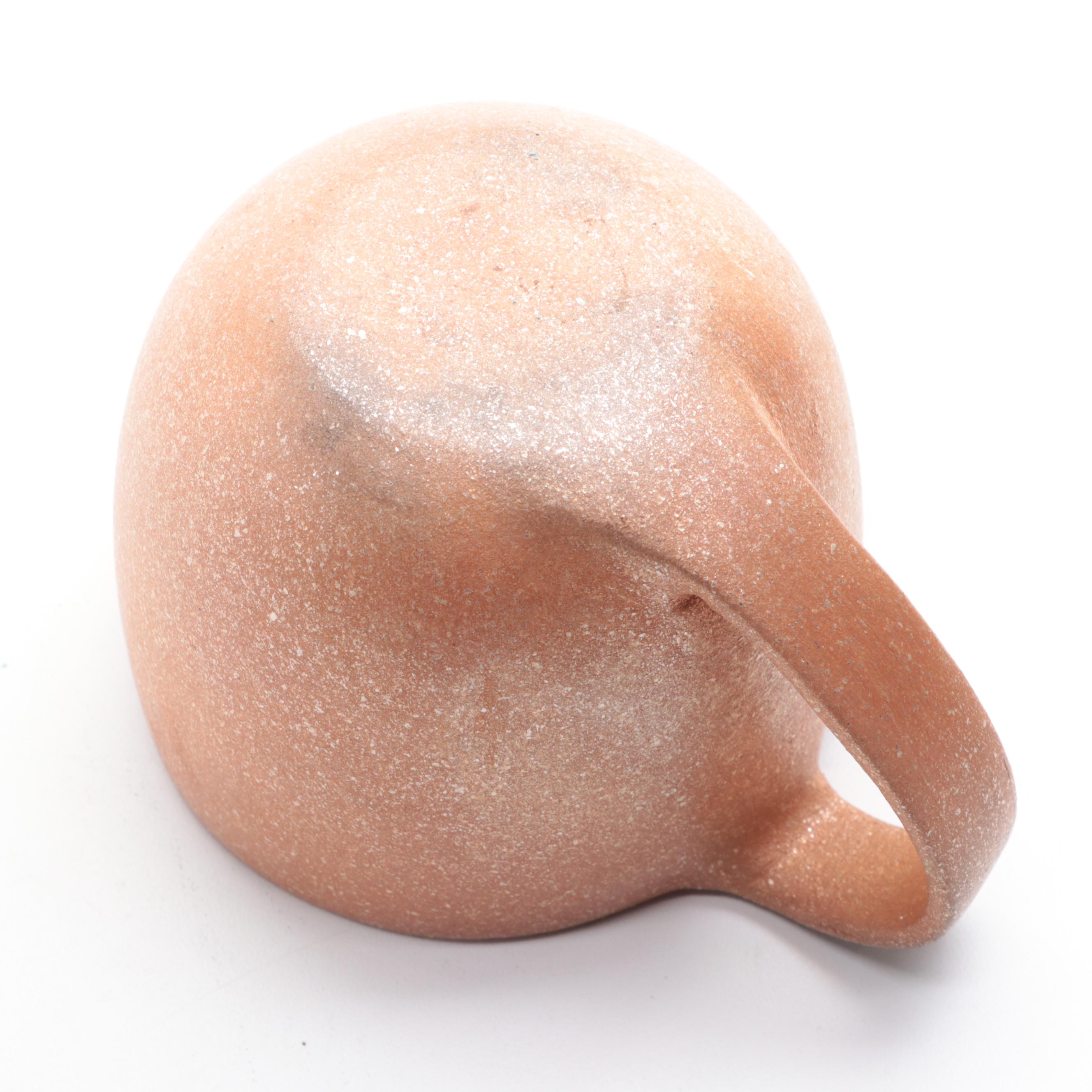 Native American Pottery Collection with Polychrome Kachina and Hawaiian Carving