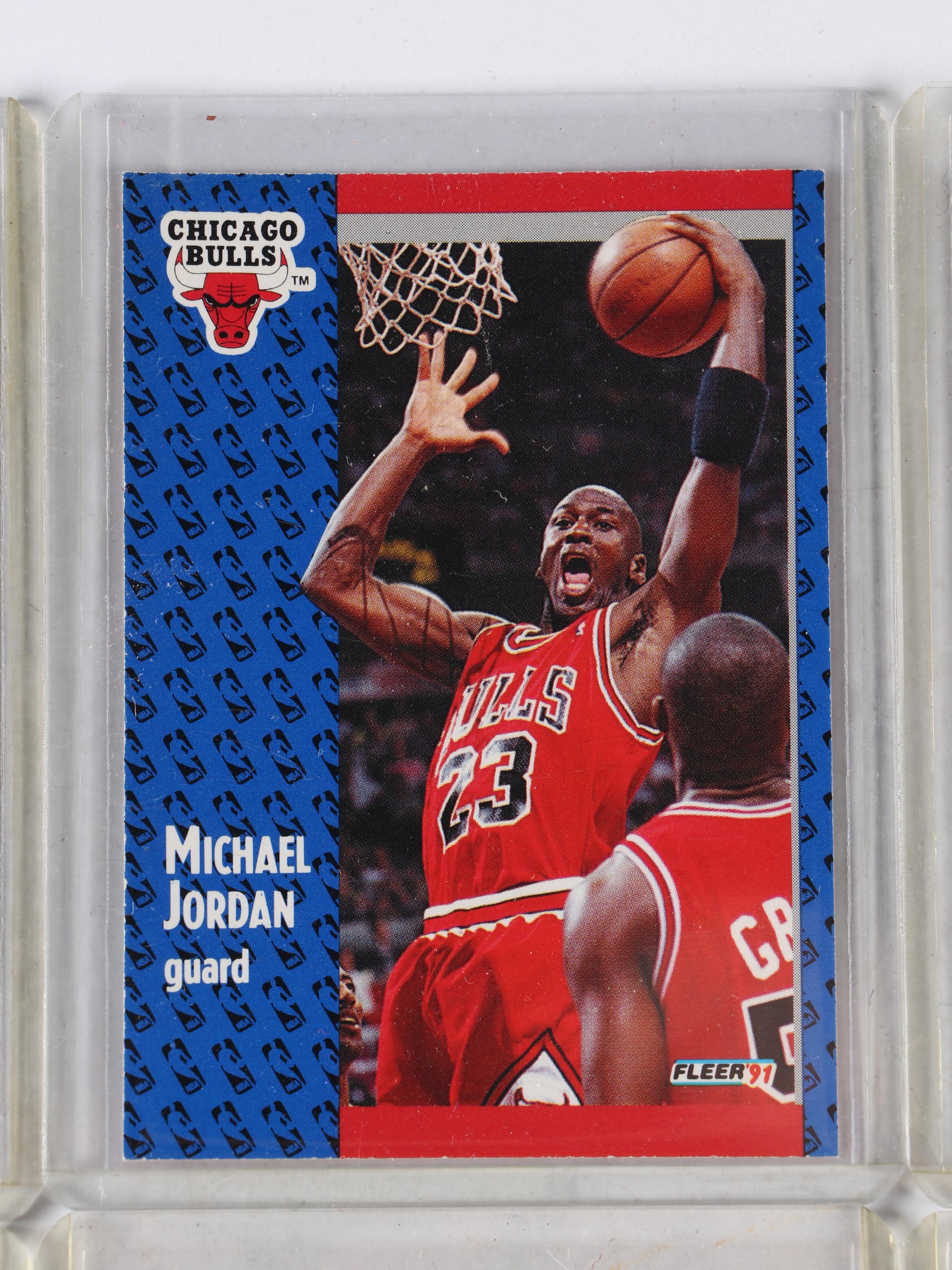 Upper Deck, NBA Hoops, and More Michael Jordan Basketball Trading Cards