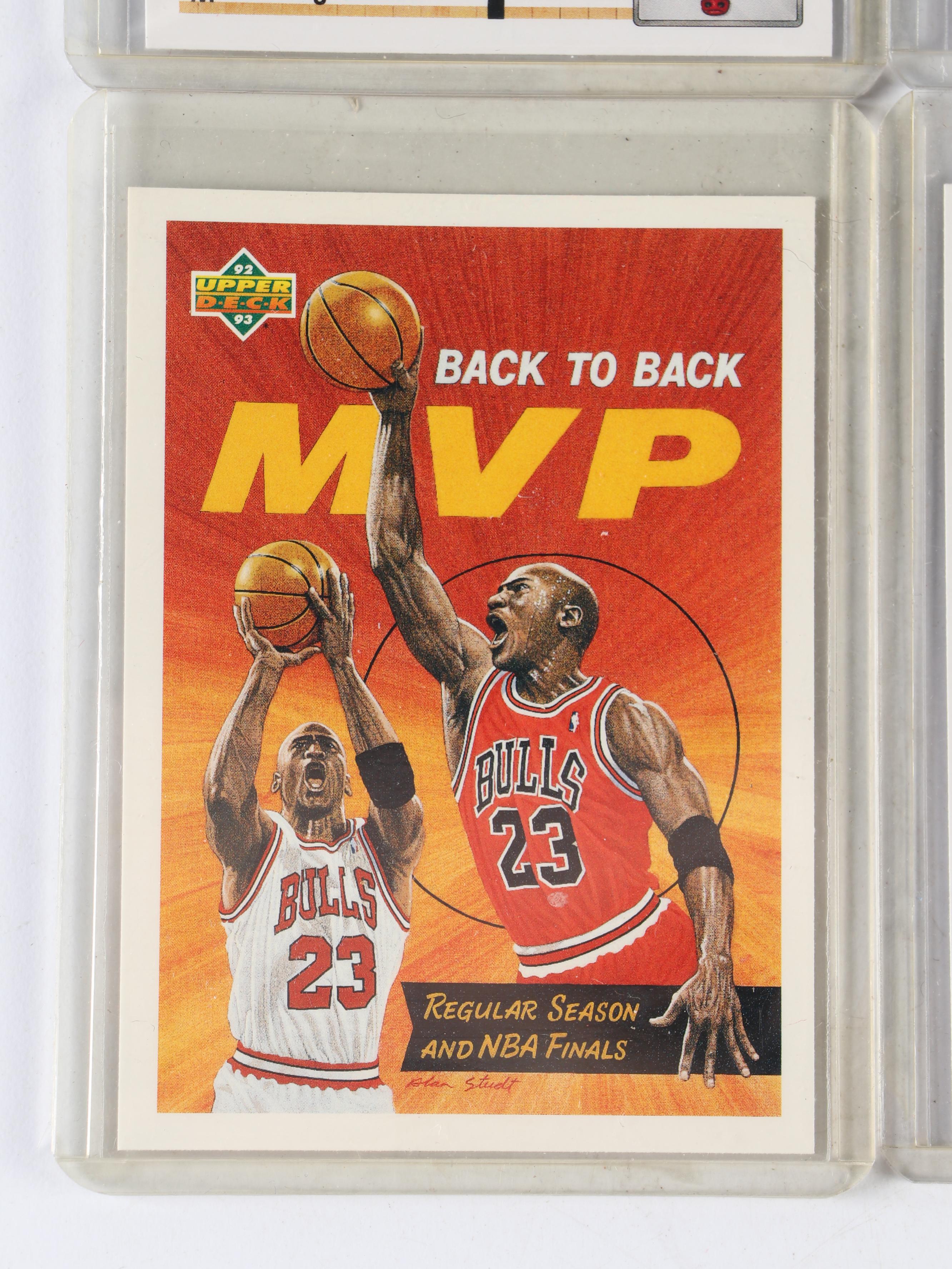 Upper Deck, NBA Hoops, and More Michael Jordan Basketball Trading Cards