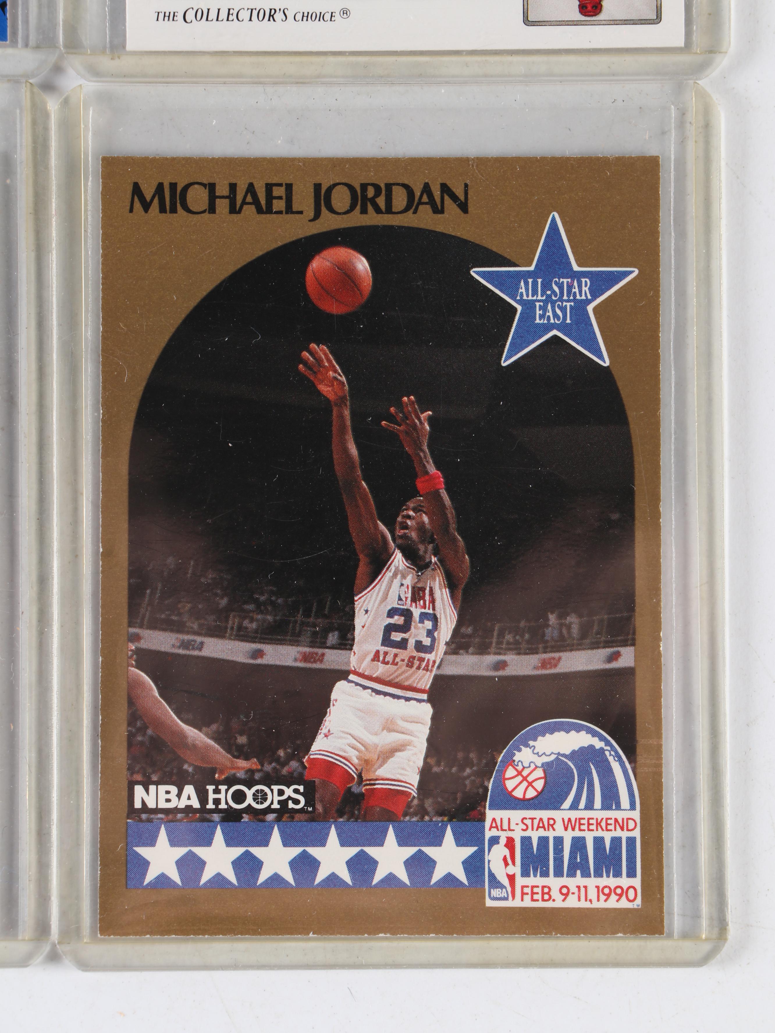 Upper Deck, NBA Hoops, and More Michael Jordan Basketball Trading Cards