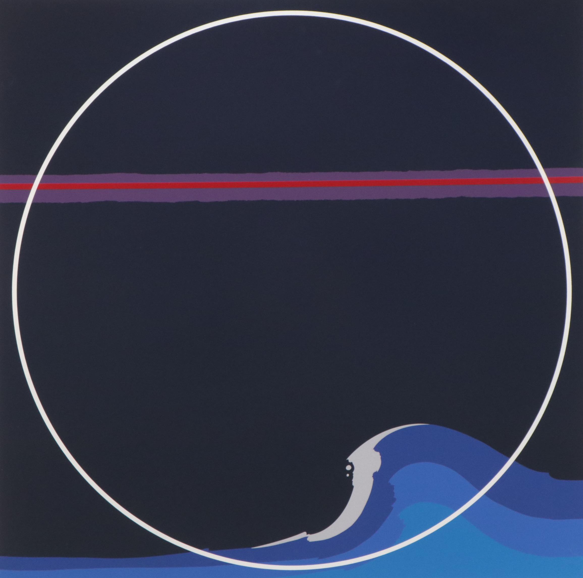 Thomas Whelan Benton Serigraph "White Cap," 1979