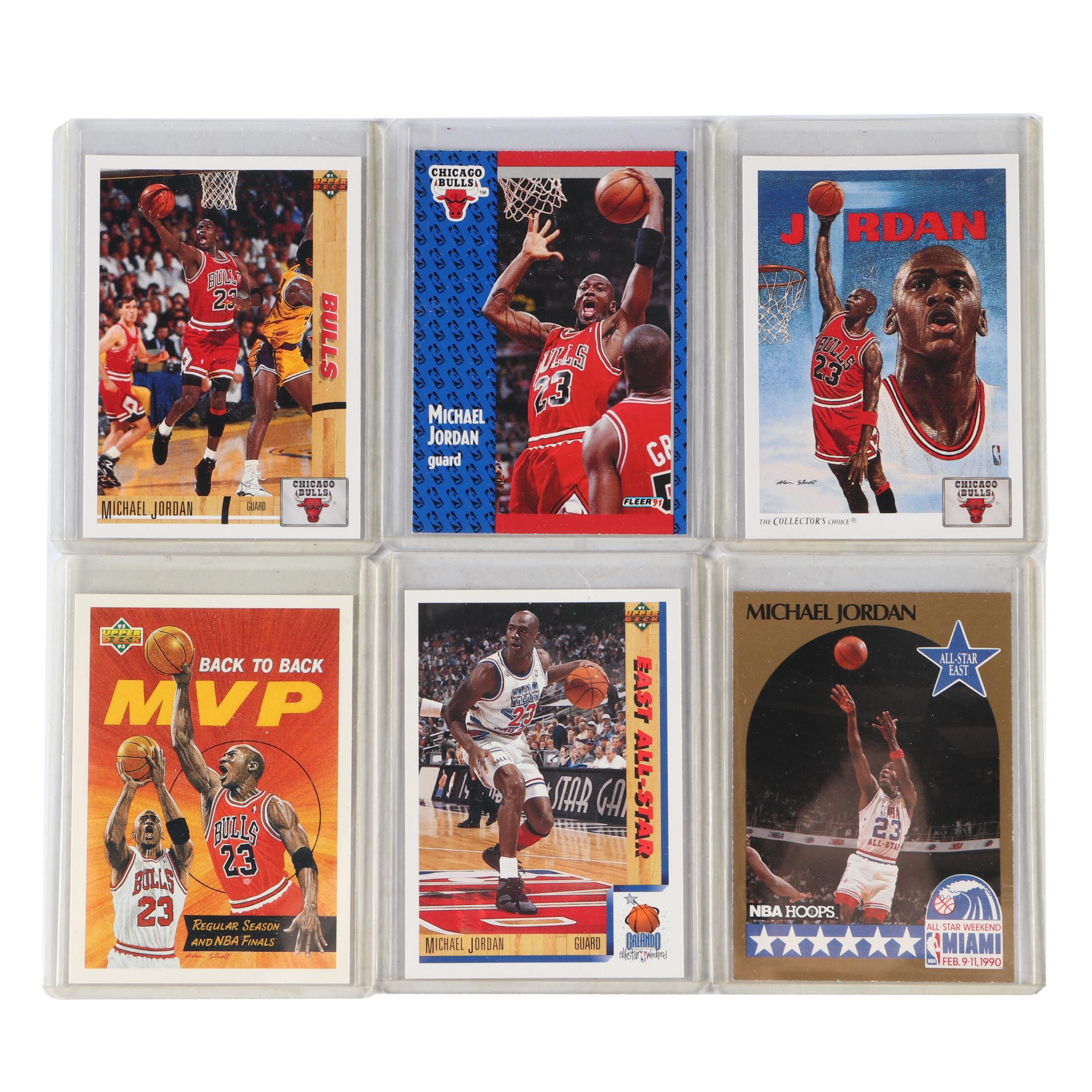Upper Deck, NBA Hoops, and More Michael Jordan Basketball Trading Cards
