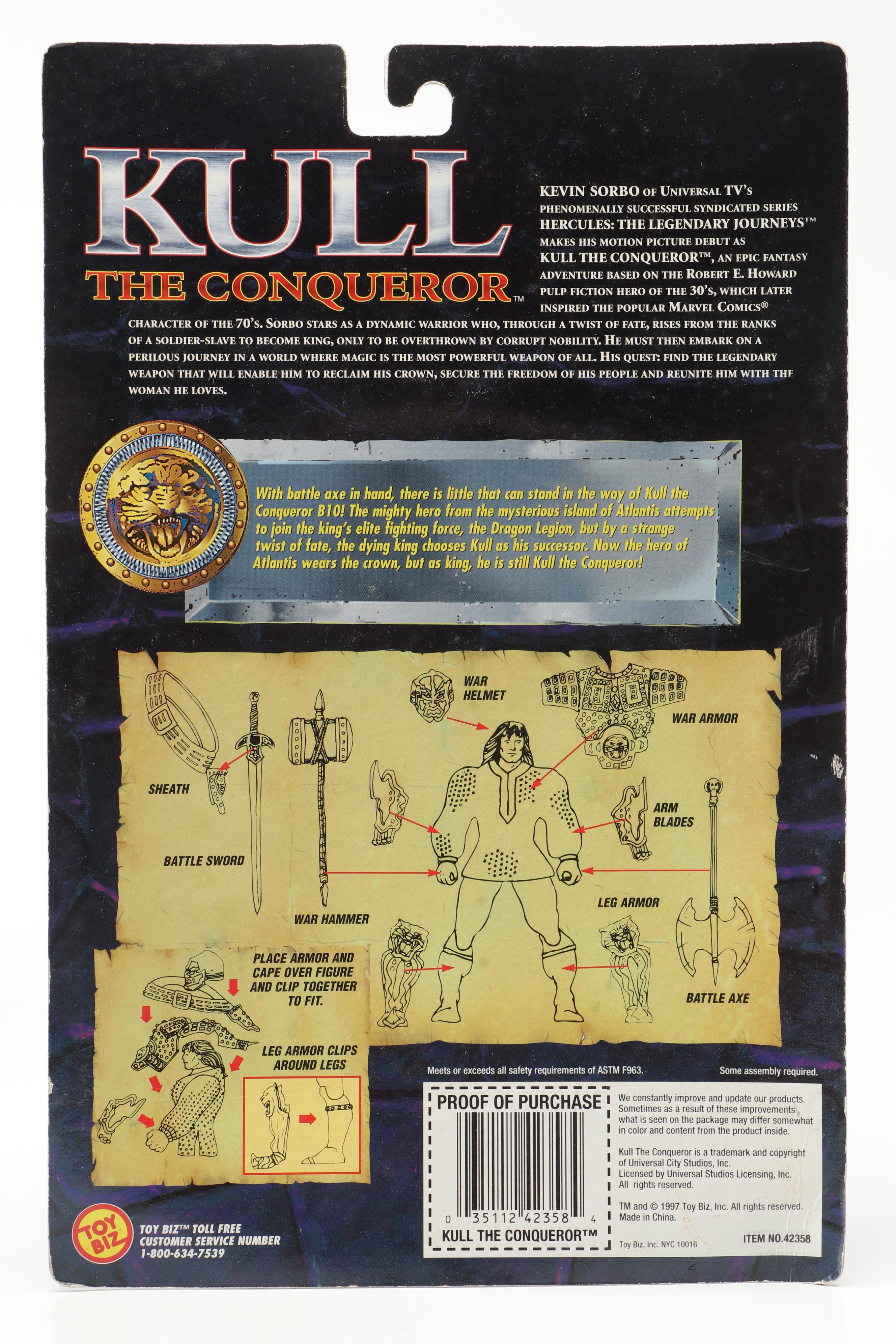 "Kull the Conquerer", "Space Marine Lt. Ripley" and More Action Figures