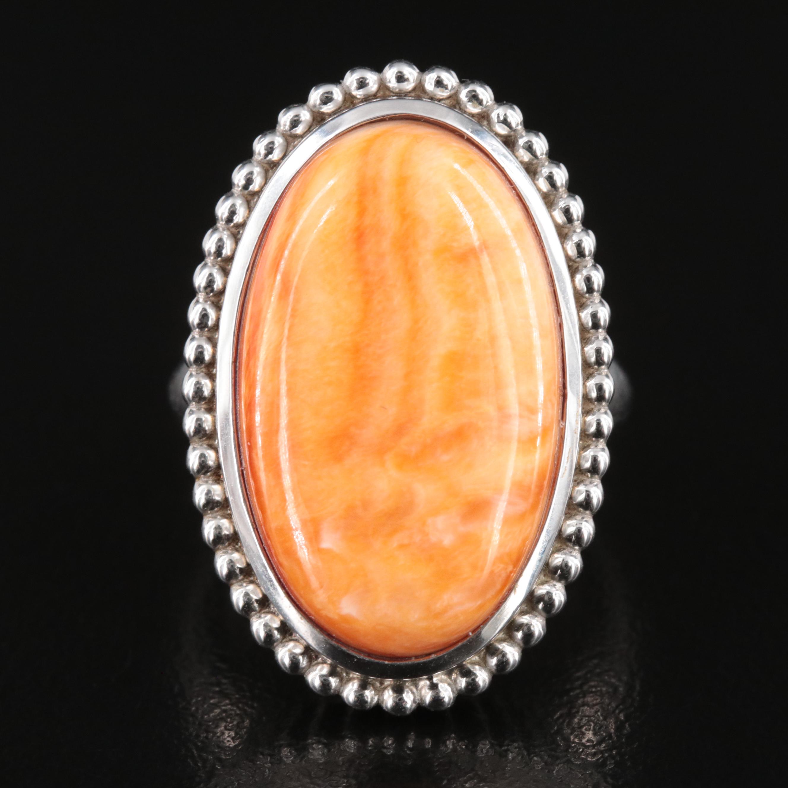 Sterling Spiny Oyster Ring