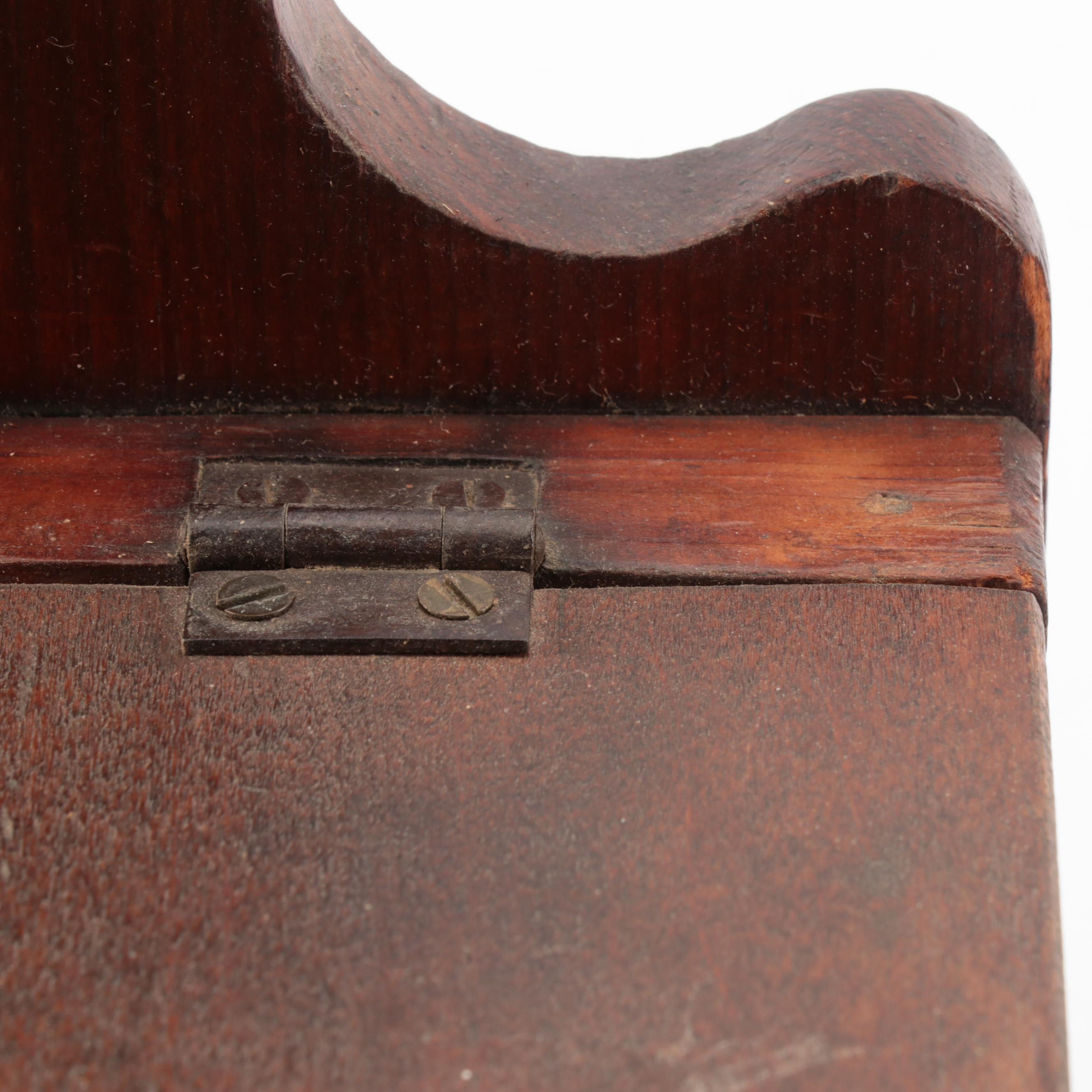 Victorian Tabletop Cabinet with Arched Top and Other Miniature Dressing Table