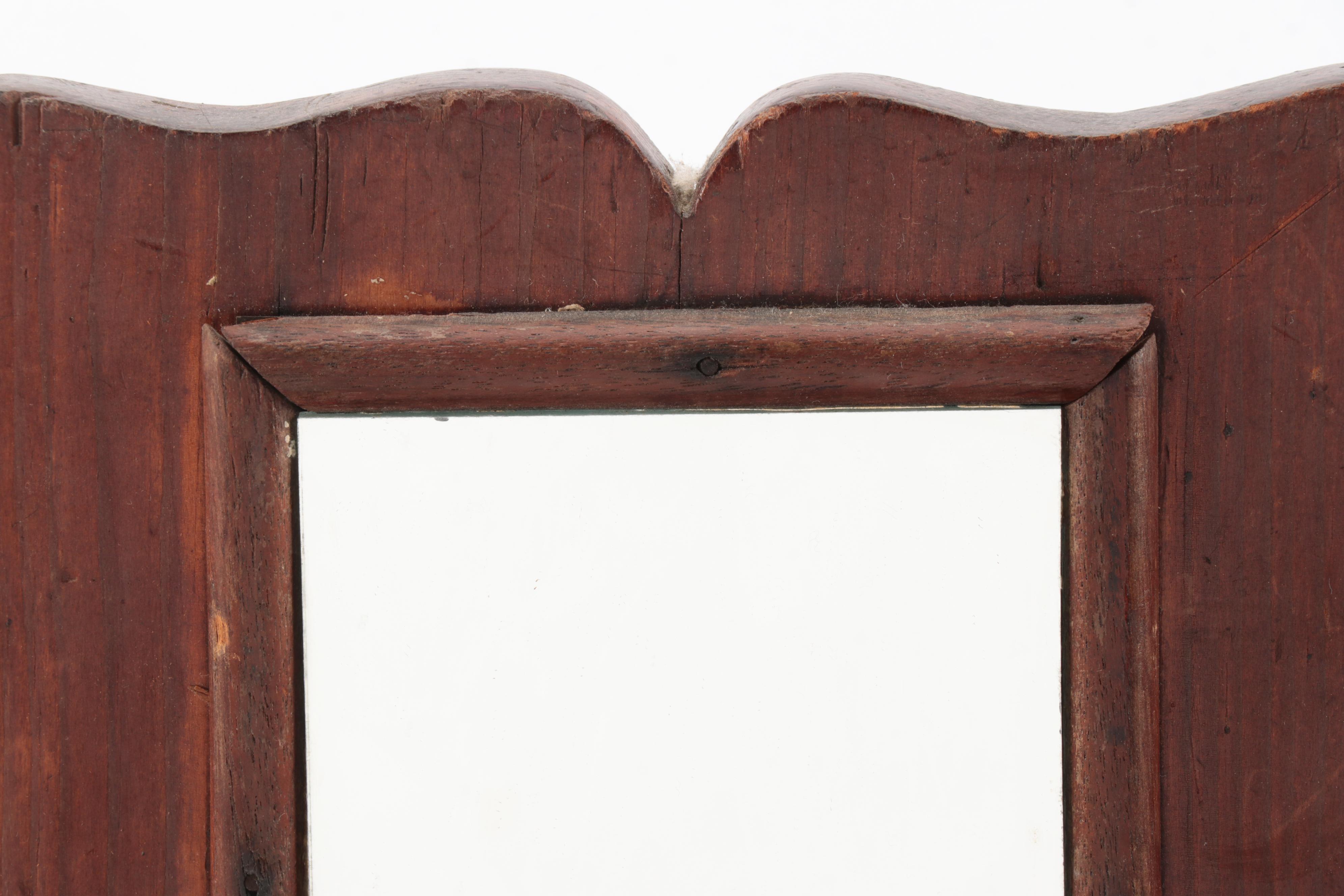 Victorian Tabletop Cabinet with Arched Top and Other Miniature Dressing Table