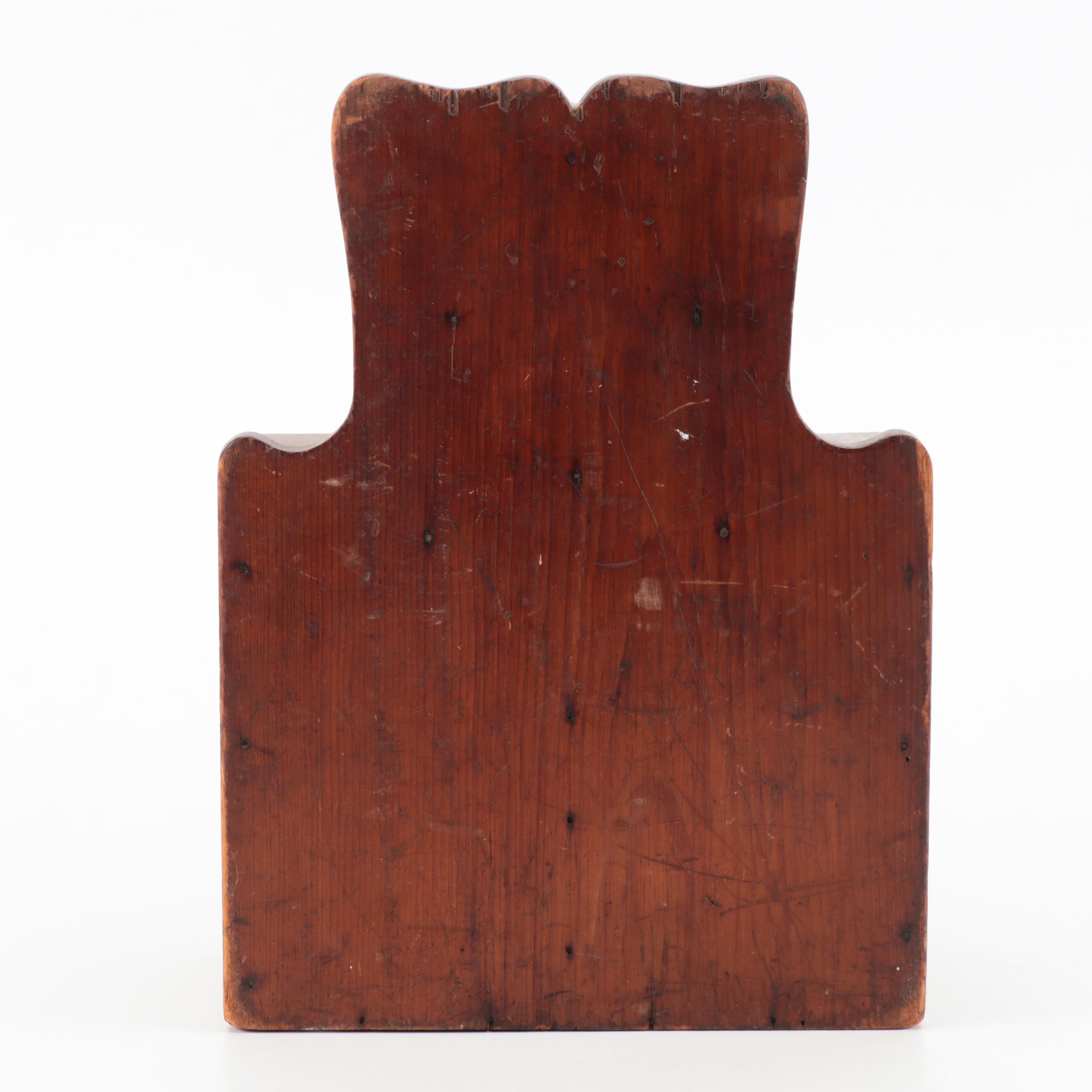 Victorian Tabletop Cabinet with Arched Top and Other Miniature Dressing Table