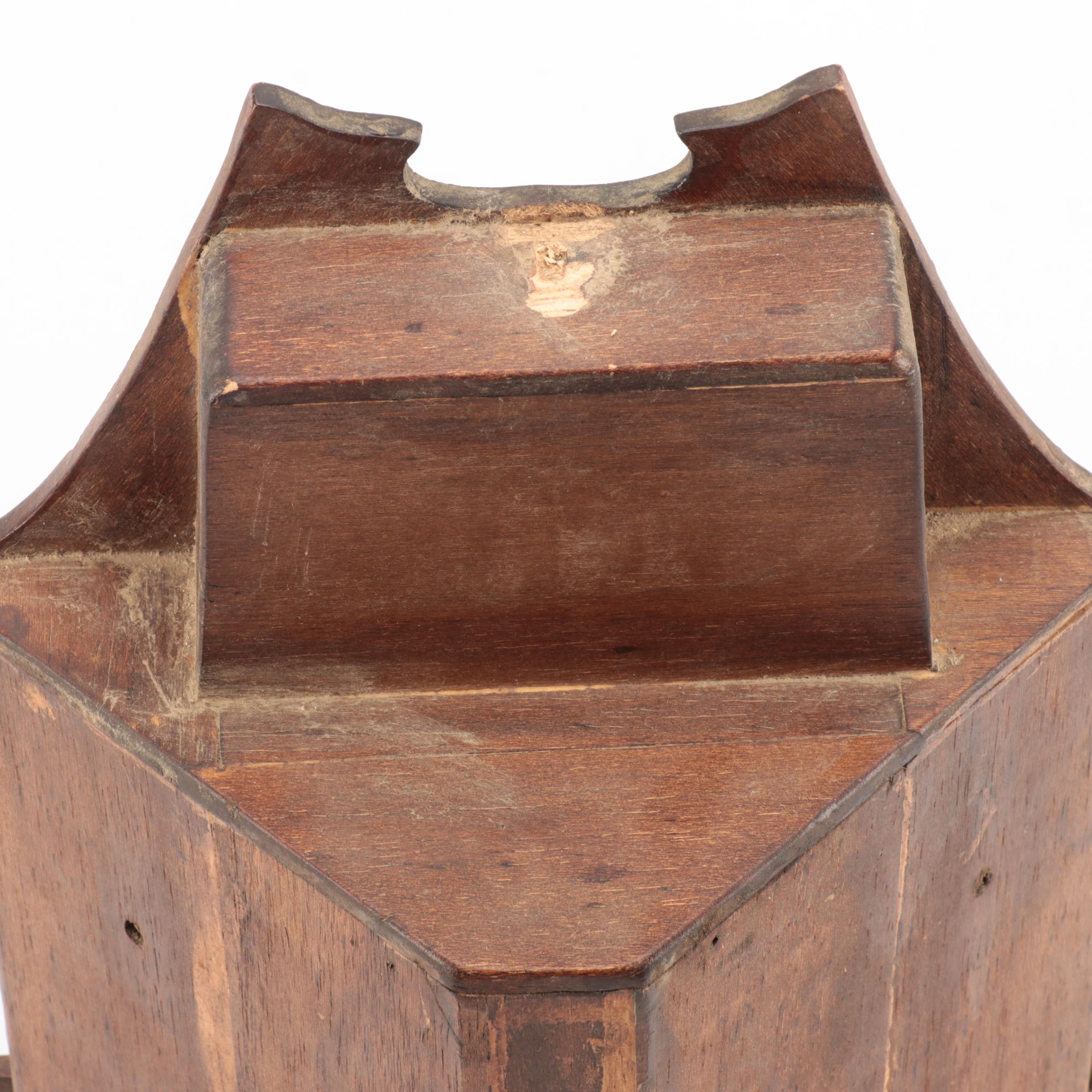 Victorian Tabletop Cabinet with Arched Top and Other Miniature Dressing Table