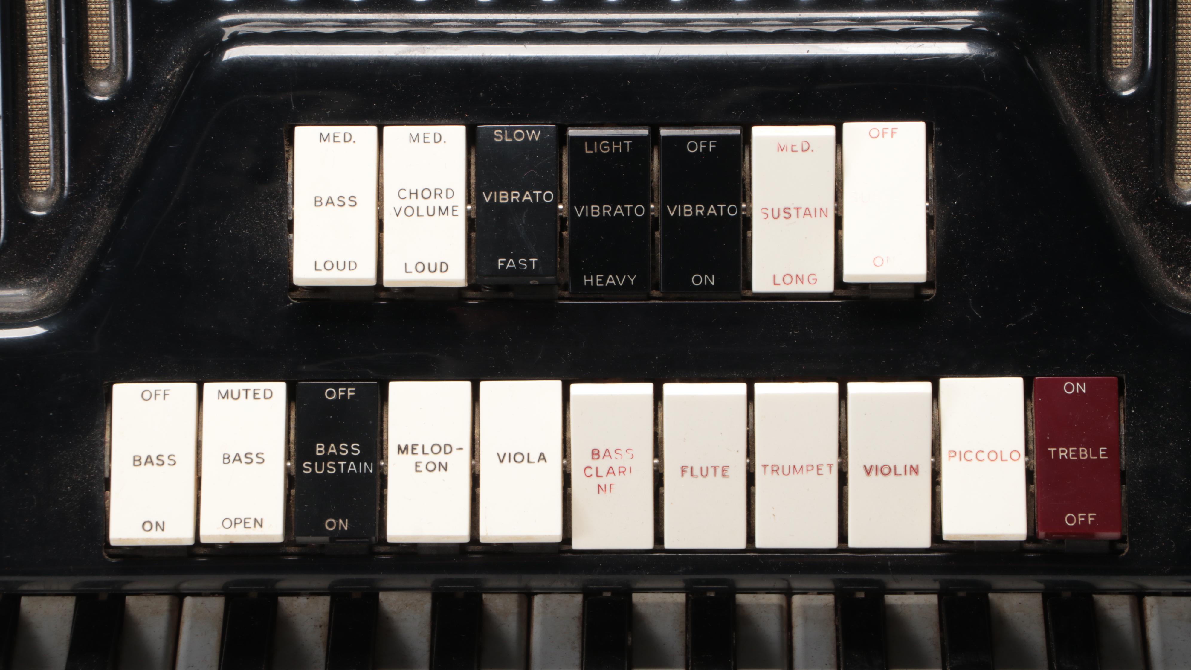 Cordovox CG-2 Italian Button Accordion and Case