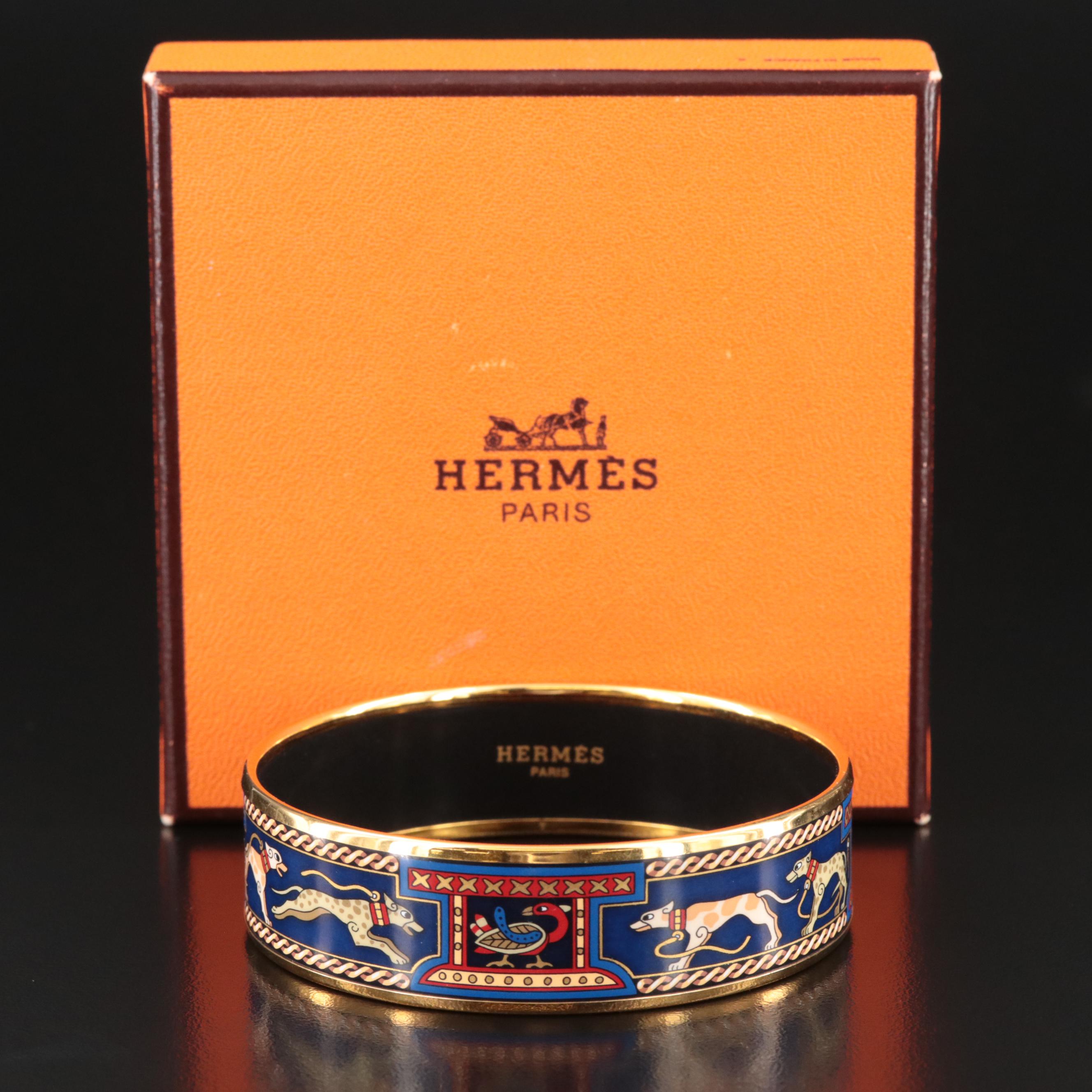 Hermès "Les Levriers" Bangle