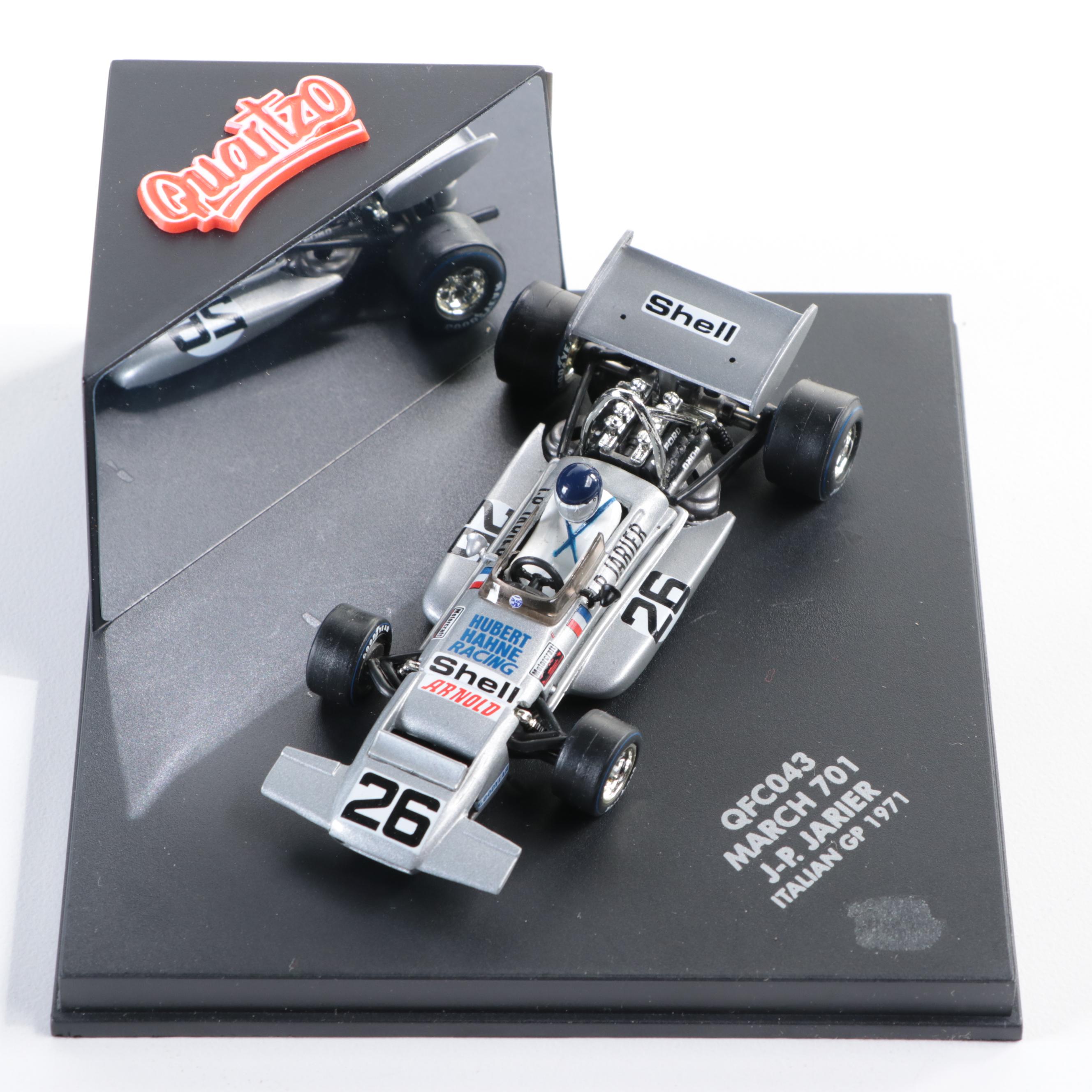 Quartzo Grand Prix Model Cars Including "Dave Walker Lotus 72D"