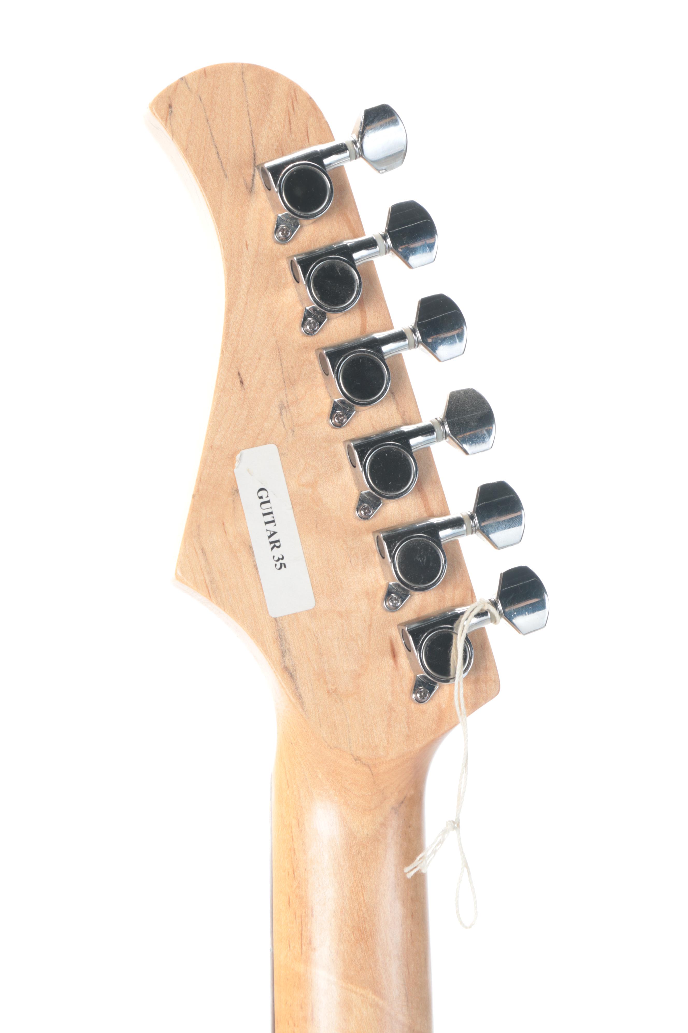 Eddie Money Signed Excel Electric Guitar