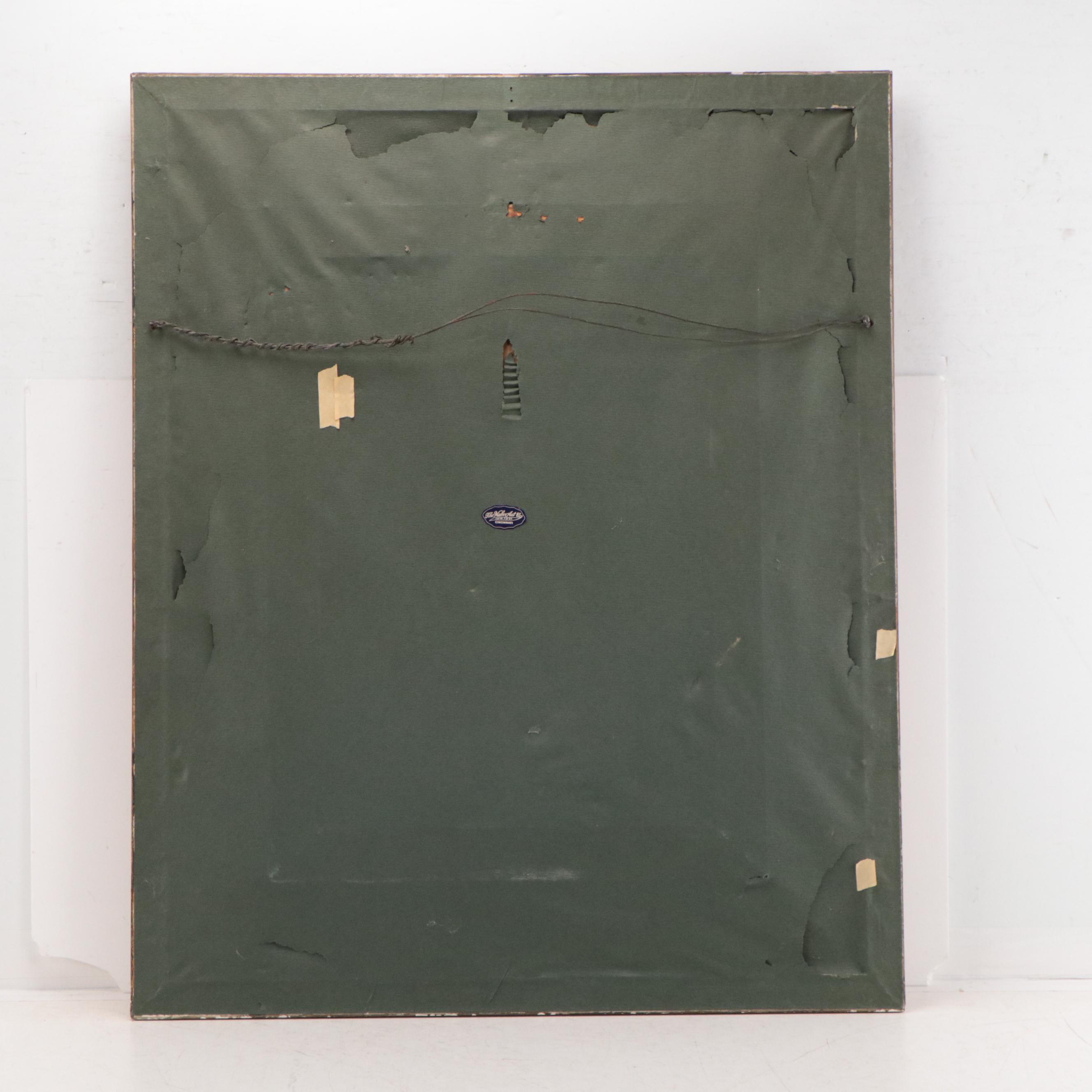 Edouardo Vitali Orientalist Watercolor Painting of Guard, Late 19th Century