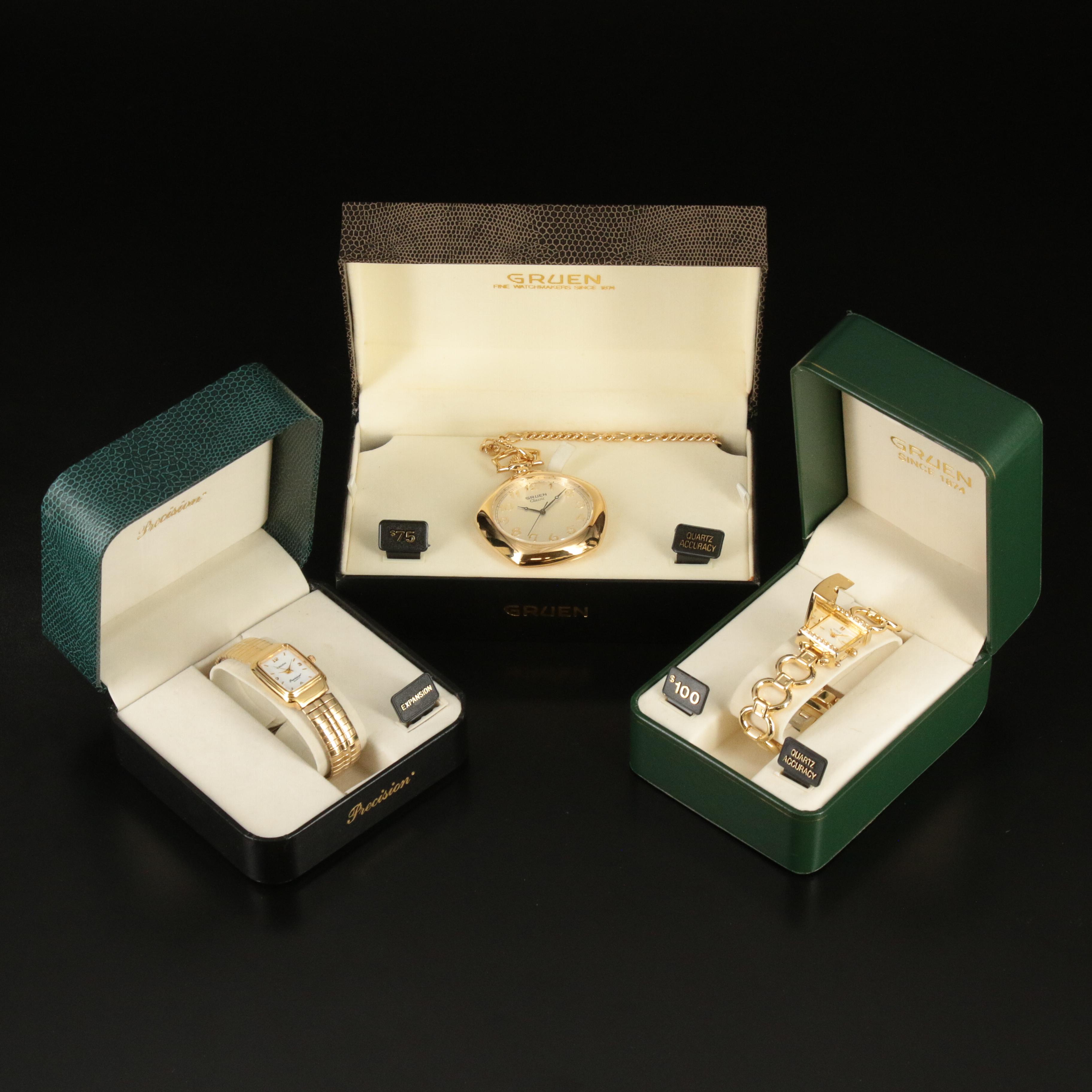 Trio of Gruen Watches