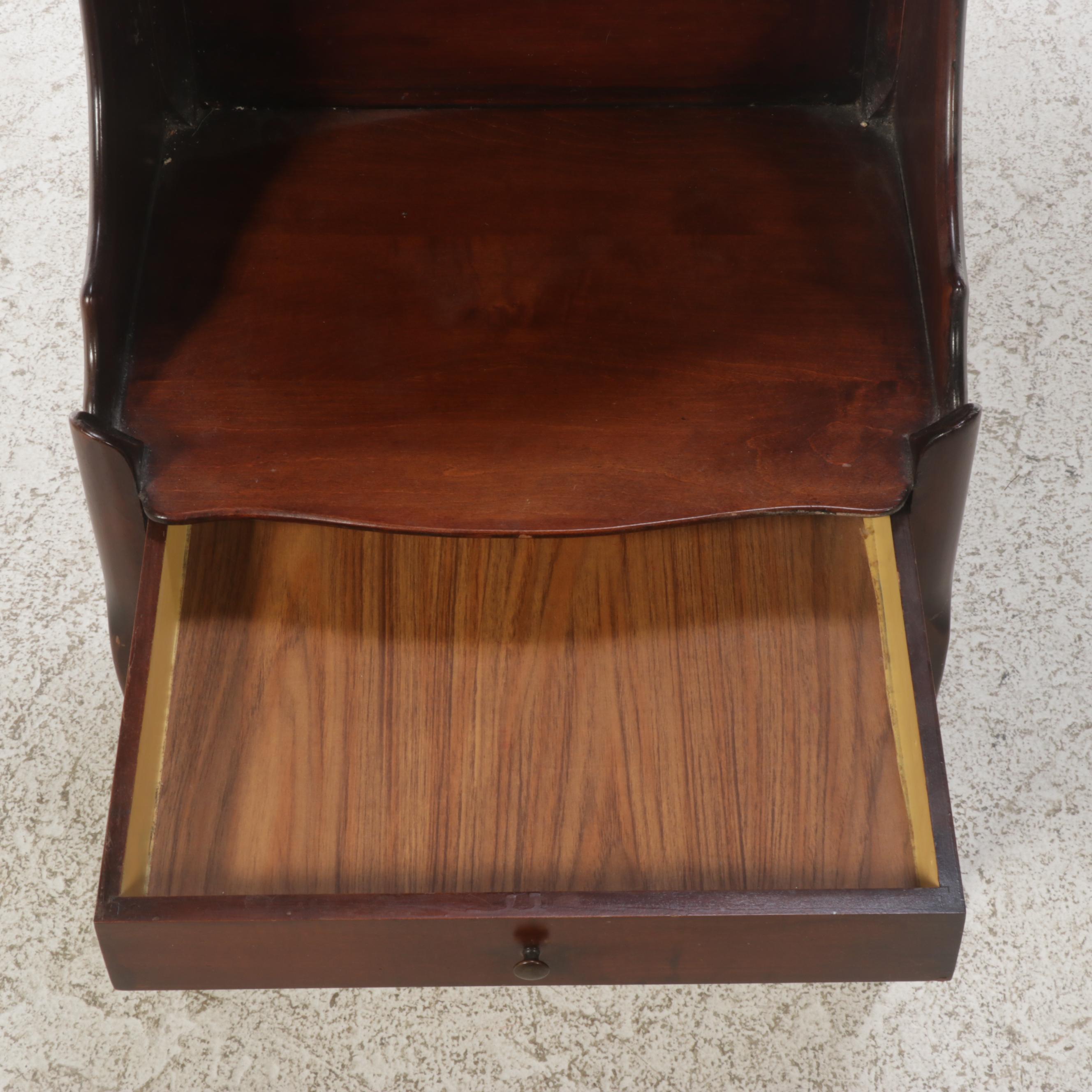 Cushman for Robert Mitchell Furniture Louis XV Style Side Table Plus Pedestal