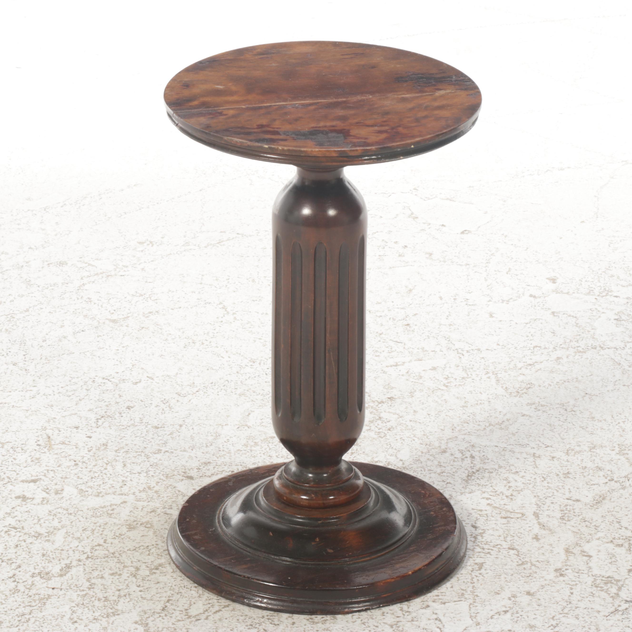 Cushman for Robert Mitchell Furniture Louis XV Style Side Table Plus Pedestal