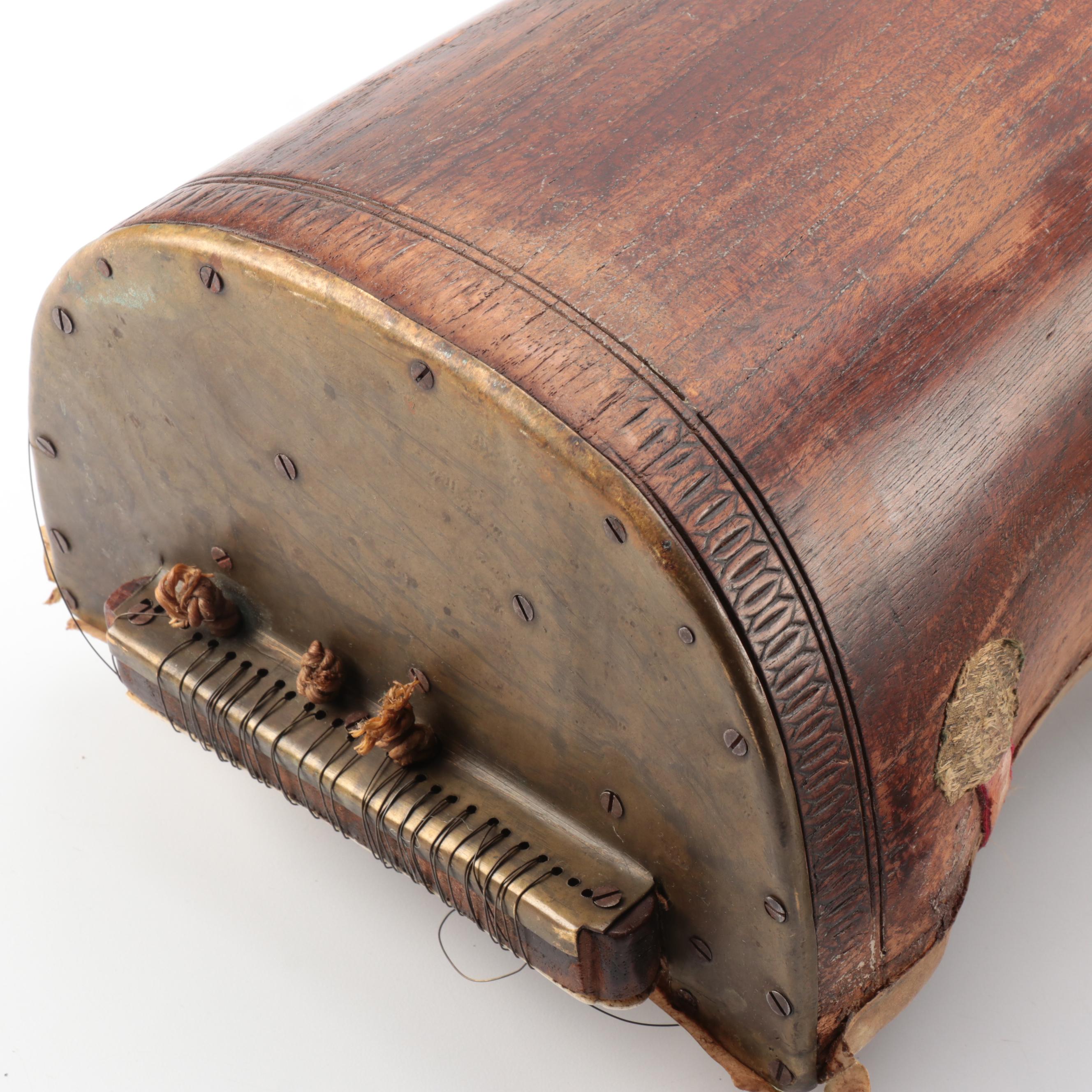 Hand-Crafted Wooden Sarangi and Tungna