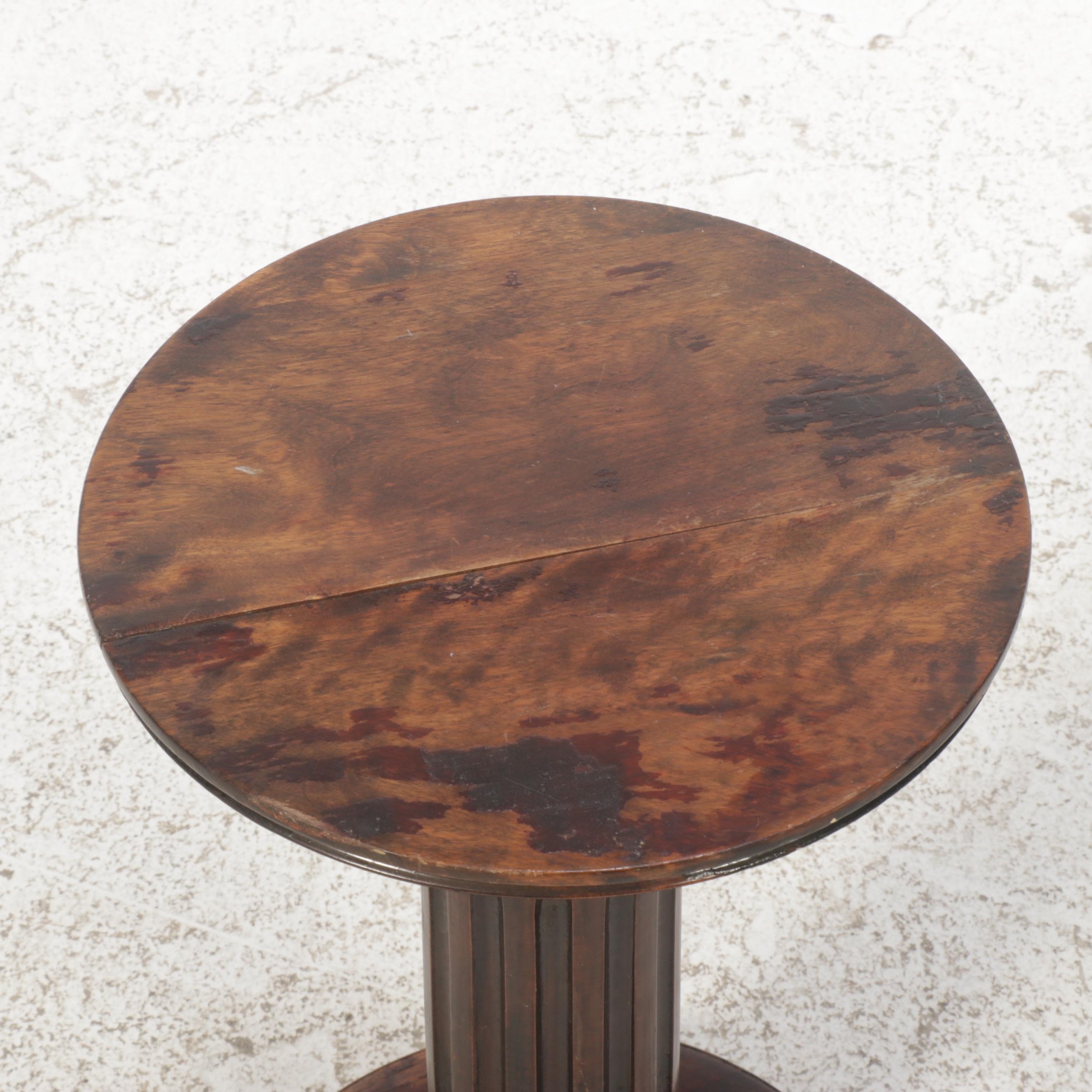 Cushman for Robert Mitchell Furniture Louis XV Style Side Table Plus Pedestal