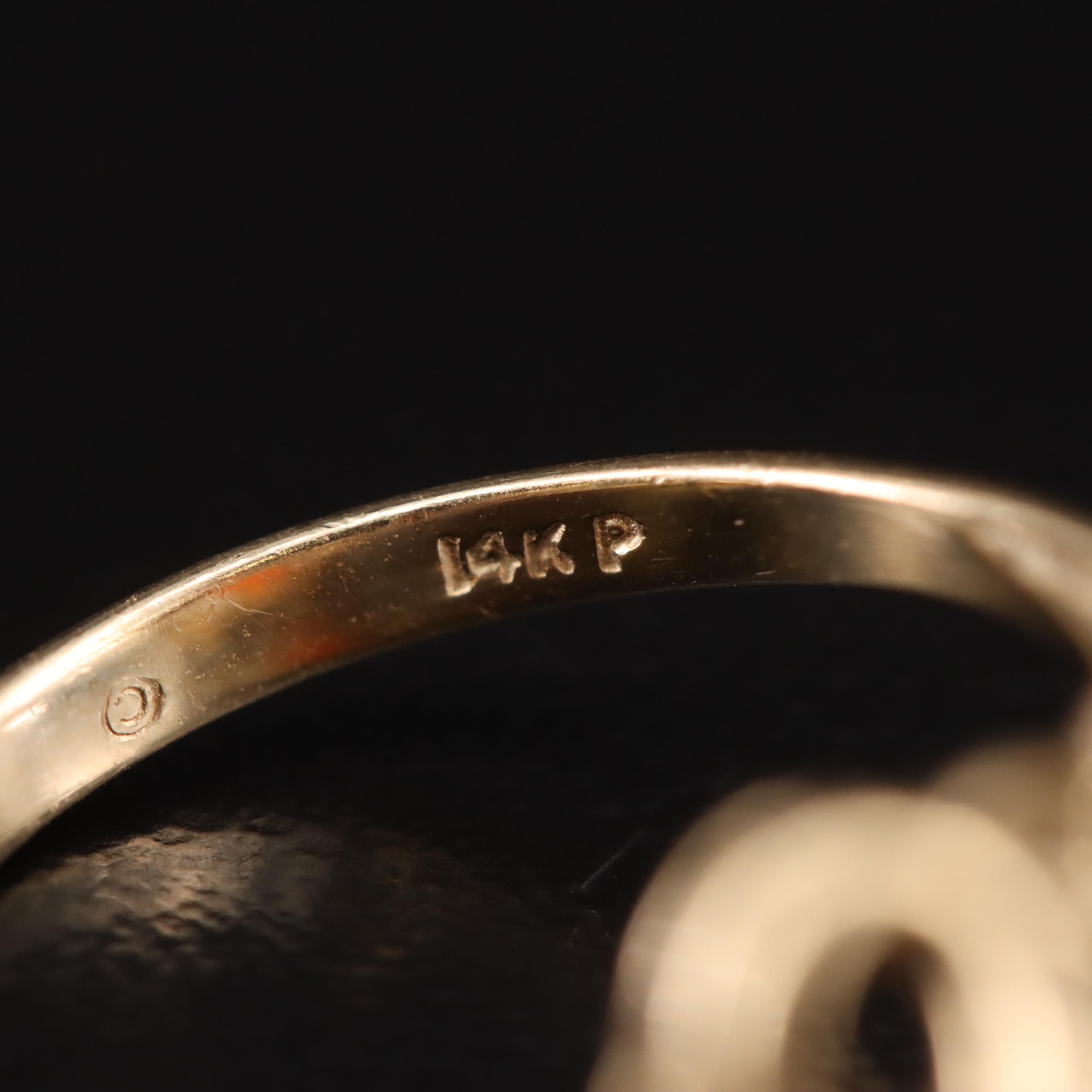 14K Coral Ring Including Black Coral