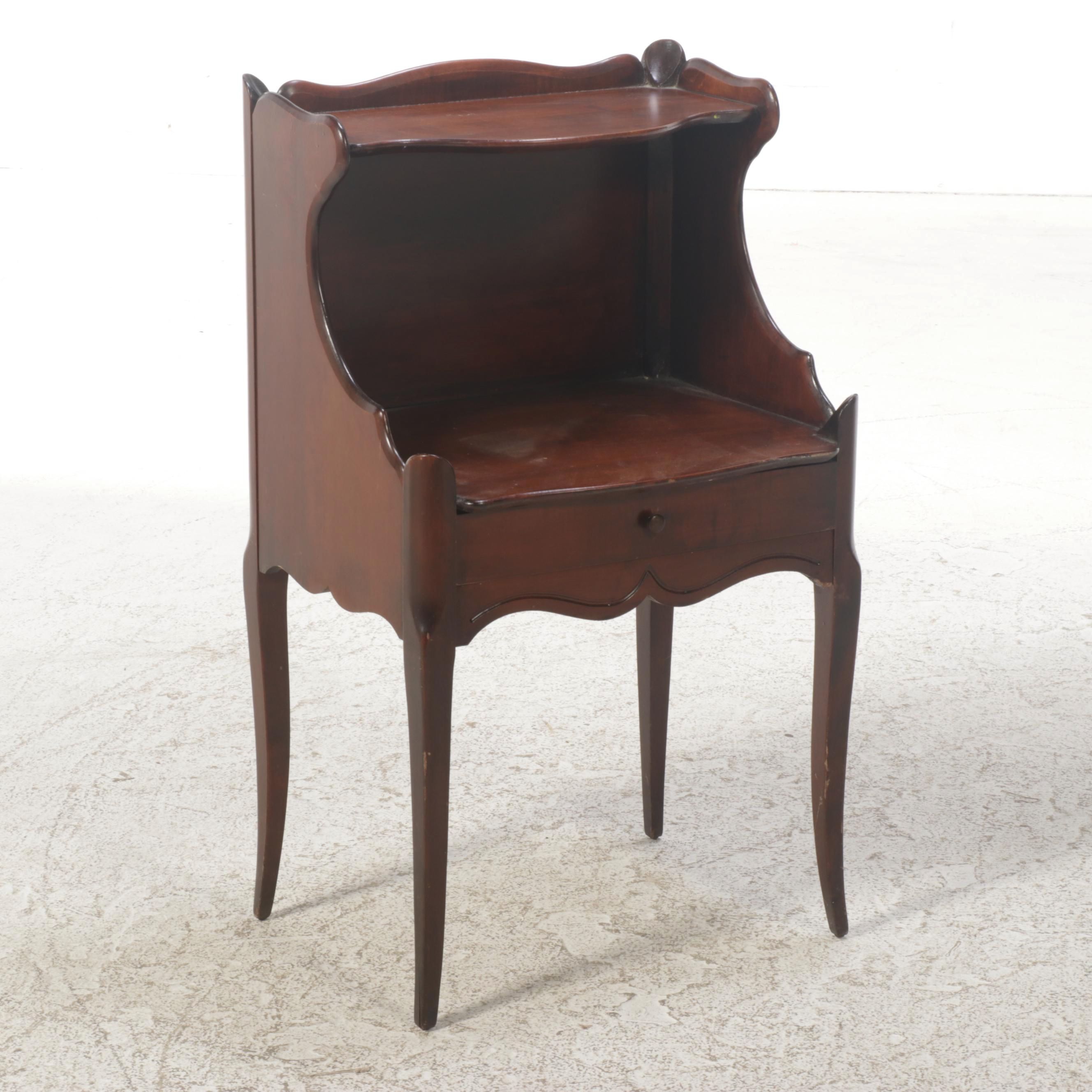 Cushman for Robert Mitchell Furniture Louis XV Style Side Table Plus Pedestal