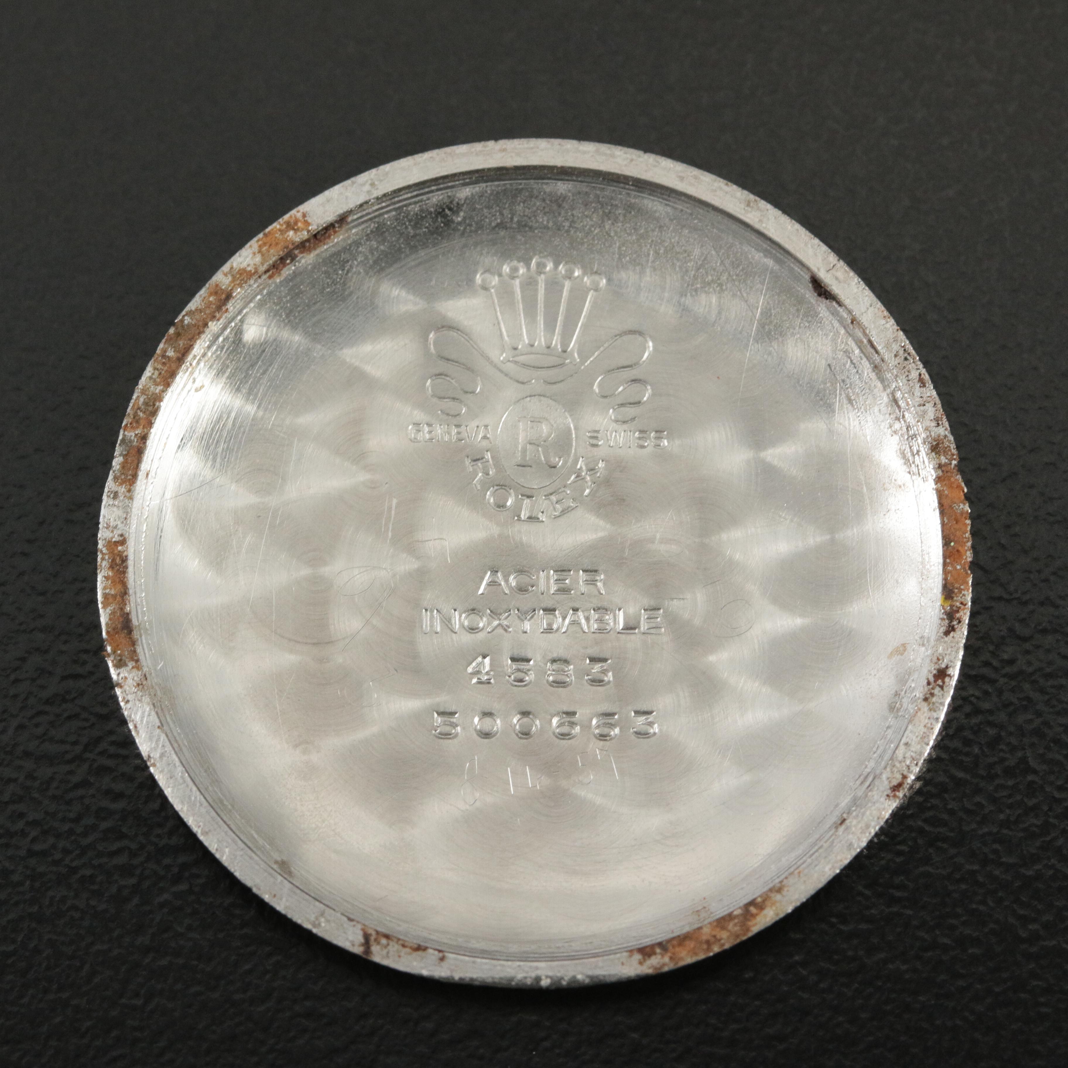 1947 Rolex Precision Stainless Steel Watch