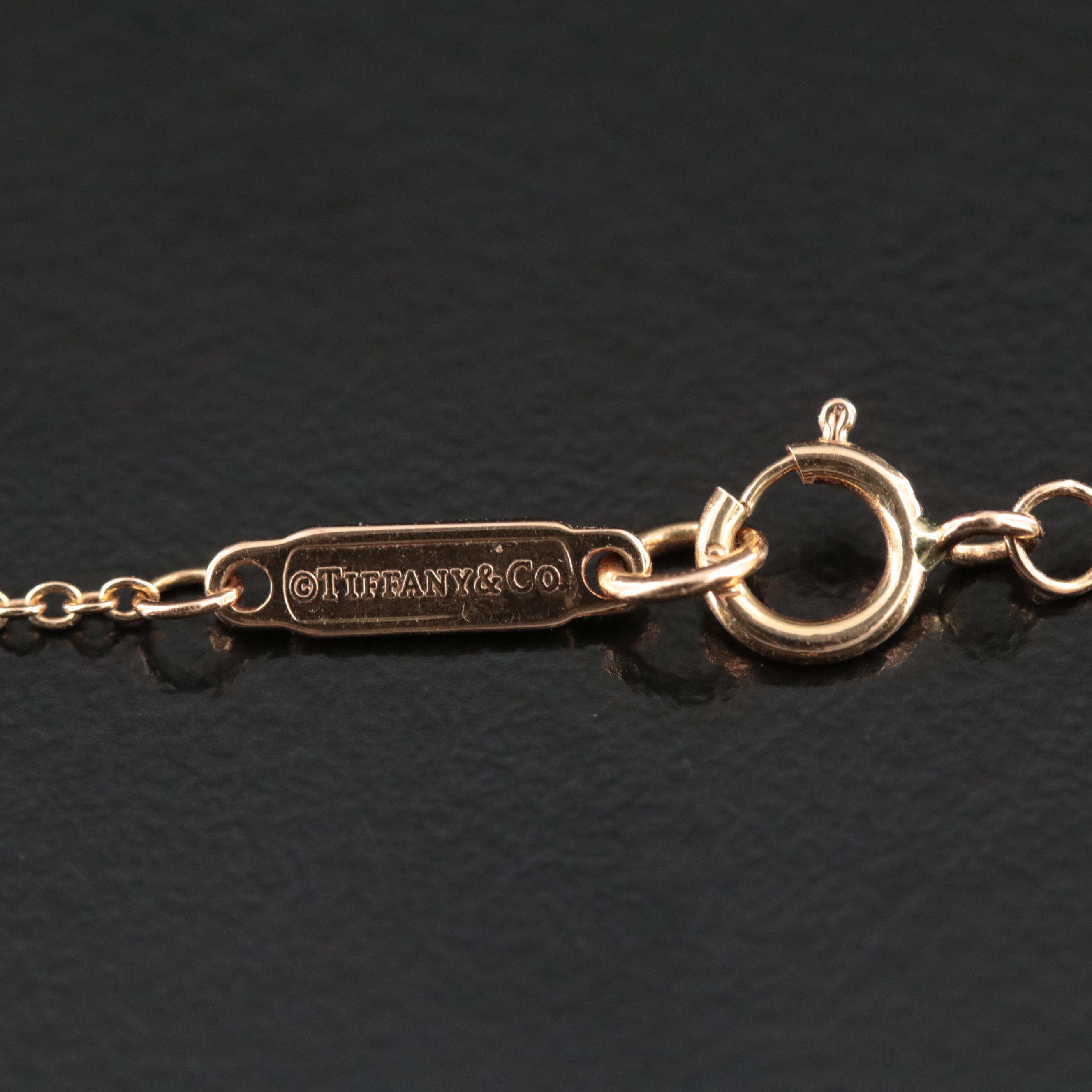 Tiffany & Co. 18K Diamond 1837 Necklace