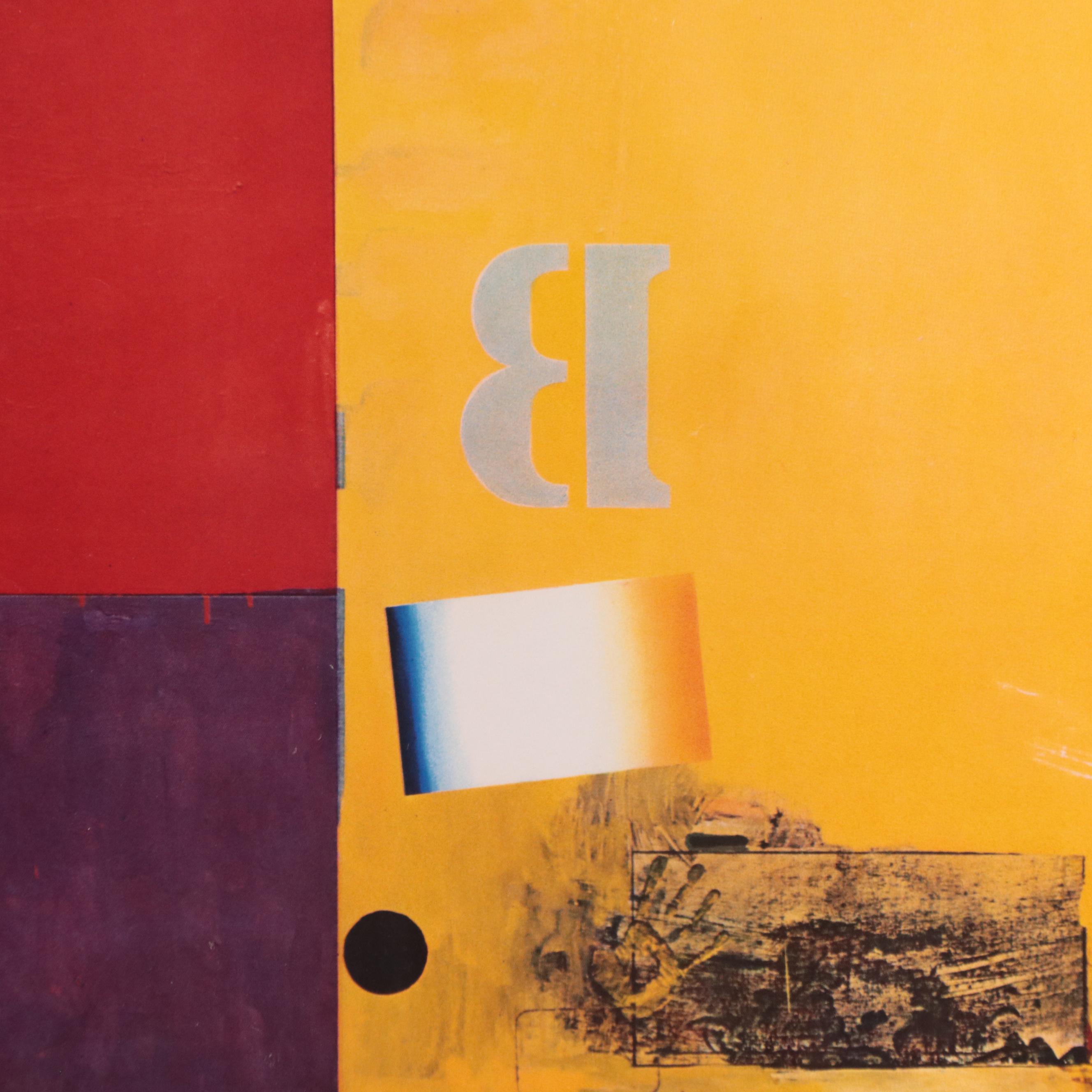 Stedelijk Museum Offset Lithograph Exhibition Poster After Jasper Johns