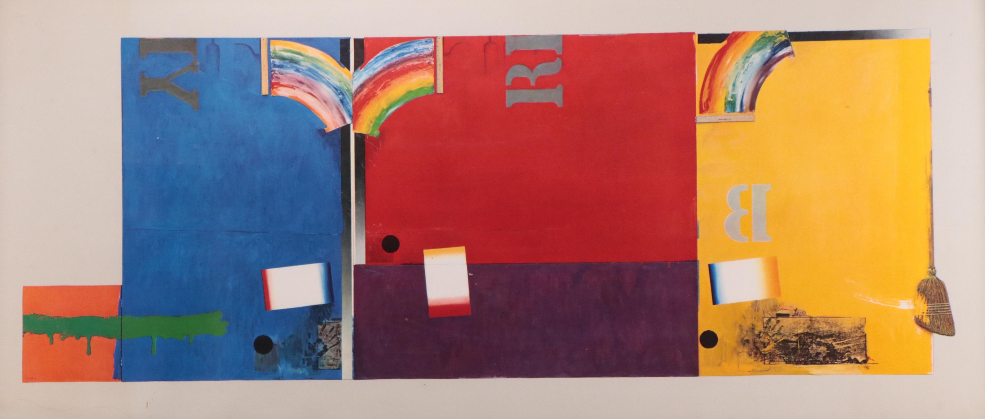 Stedelijk Museum Offset Lithograph Exhibition Poster After Jasper Johns