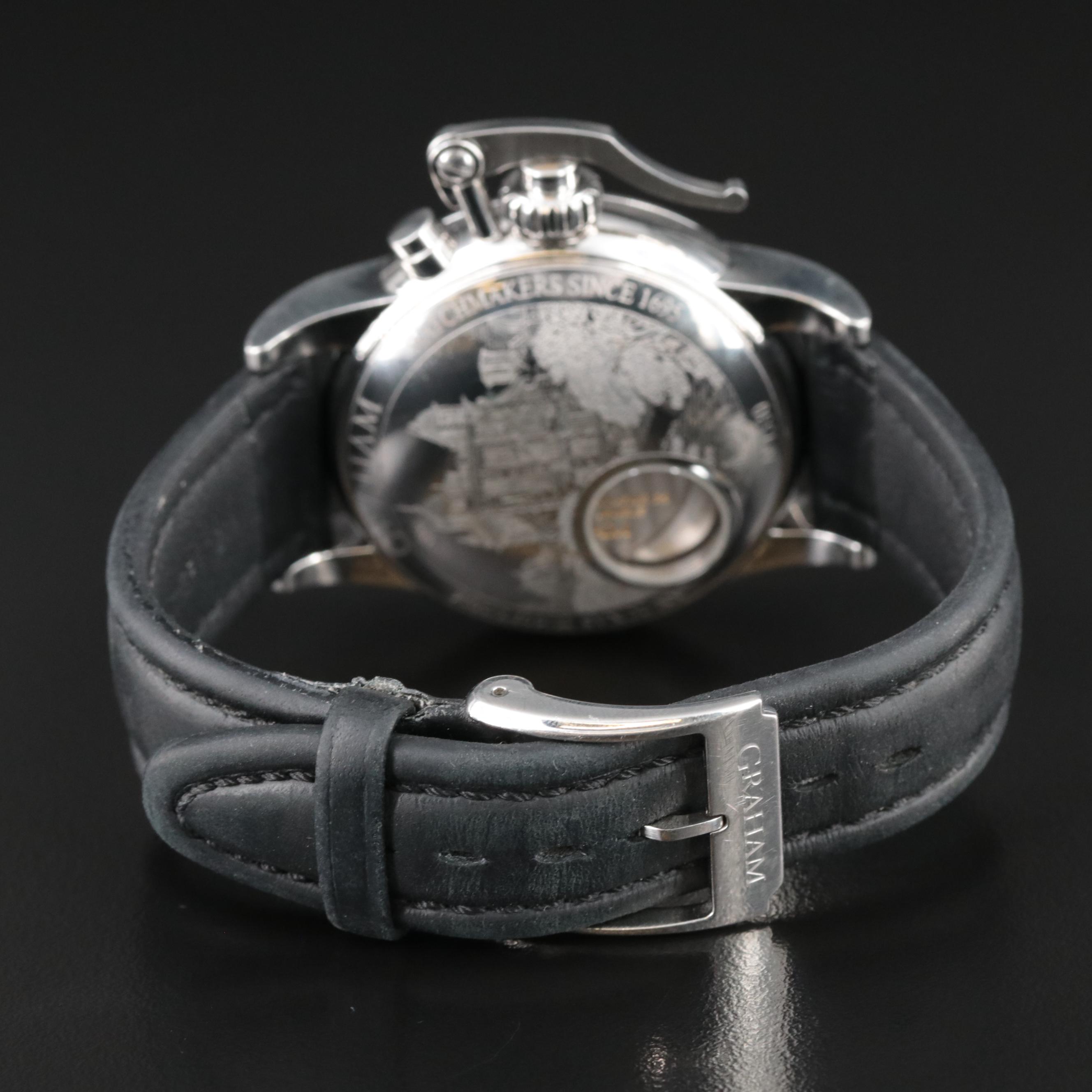 Graham Chronofighter Stainless Steel Chronograph Watch