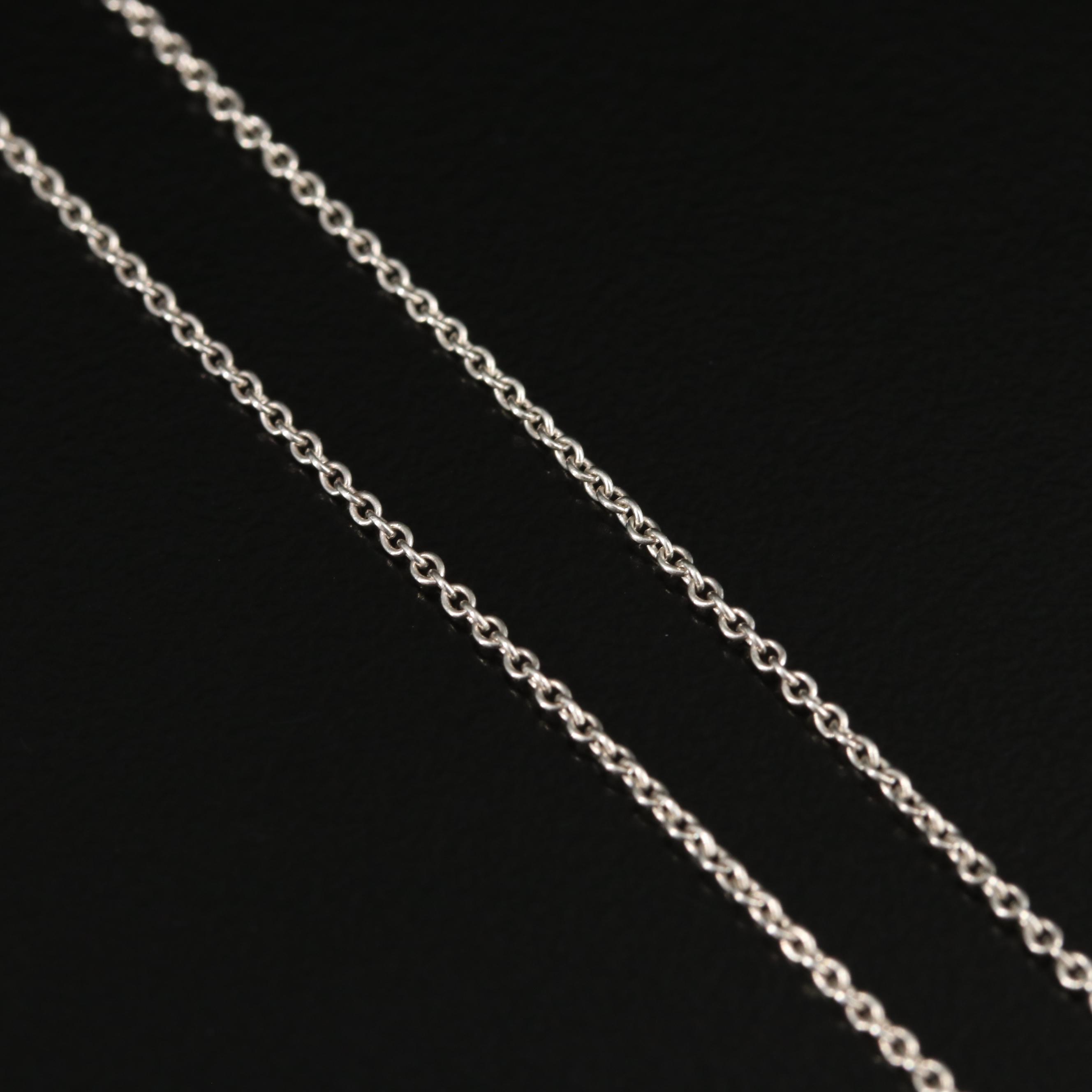 Tiffany & Co. Sterling Loop Necklace with 18K Accent