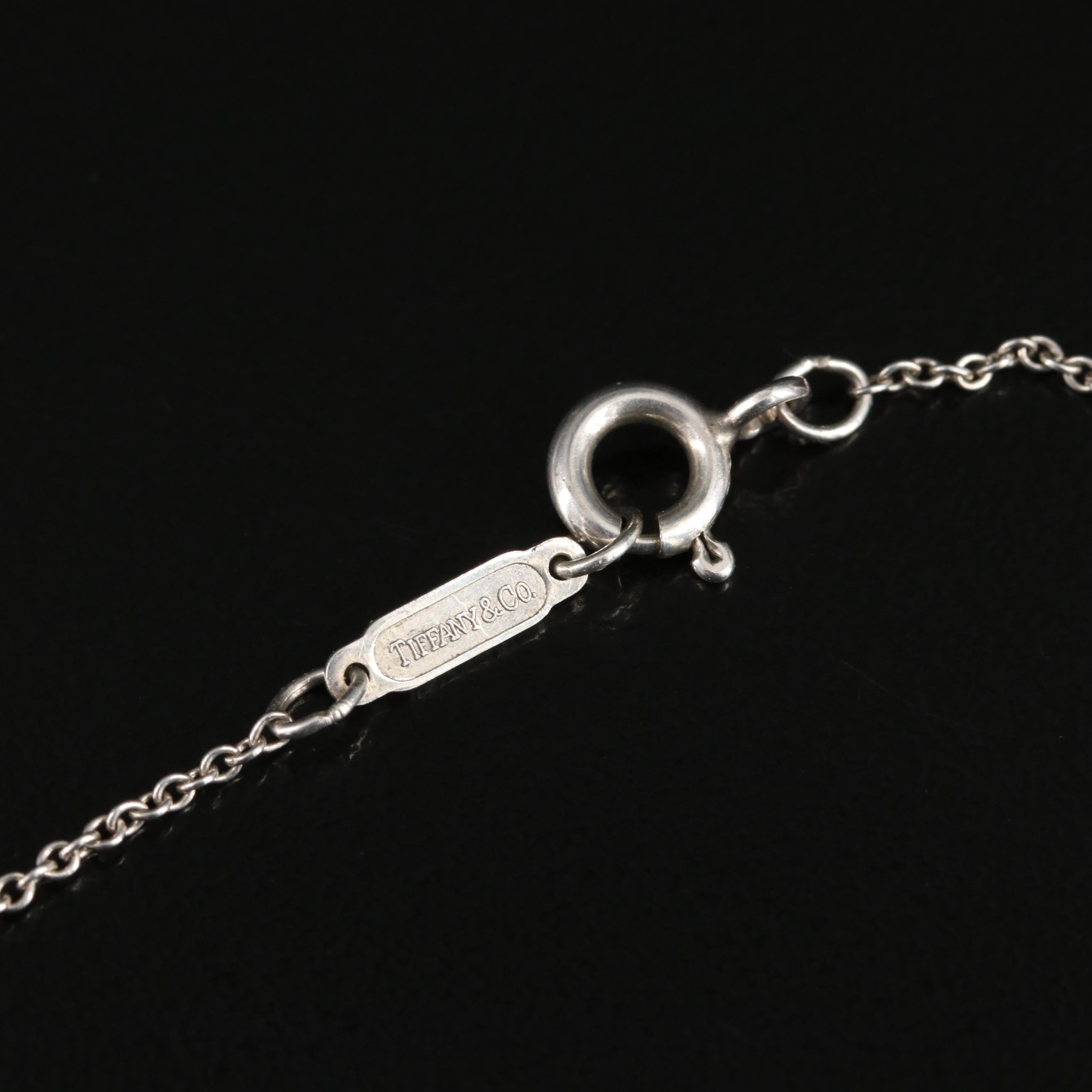Tiffany & Co. Sterling Loop Necklace with 18K Accent