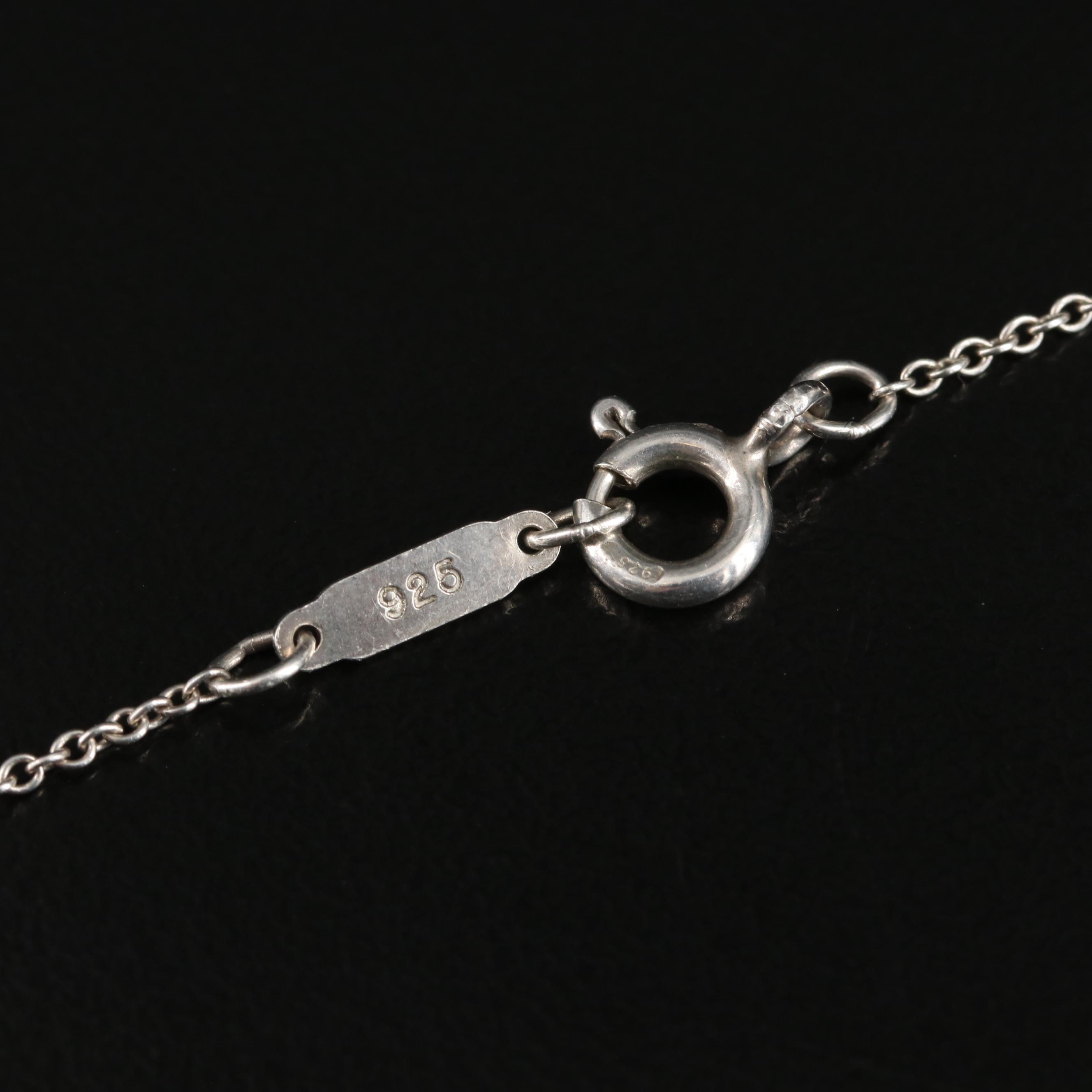 Tiffany & Co. Sterling Loop Necklace with 18K Accent