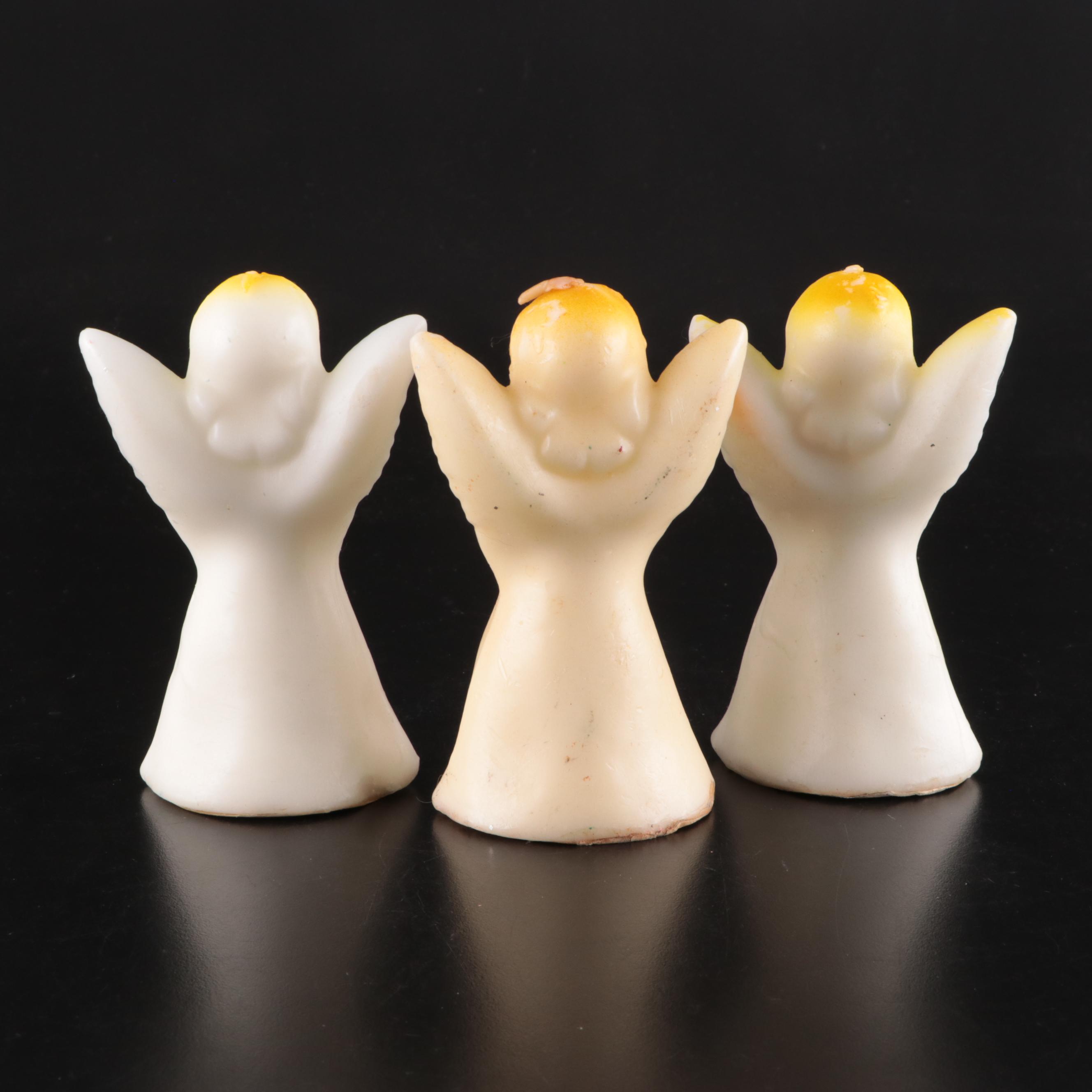 Gurley Novelty Co. and Other Angel and Nativity Themed Figural Wax Candles