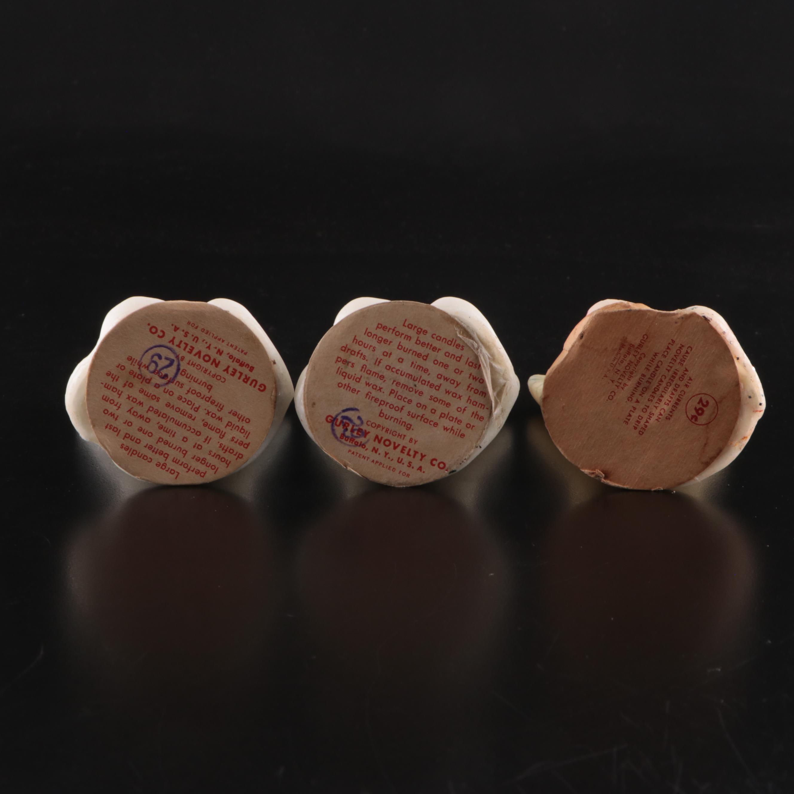 Gurley Novelty Co. and Other Angel and Nativity Themed Figural Wax Candles