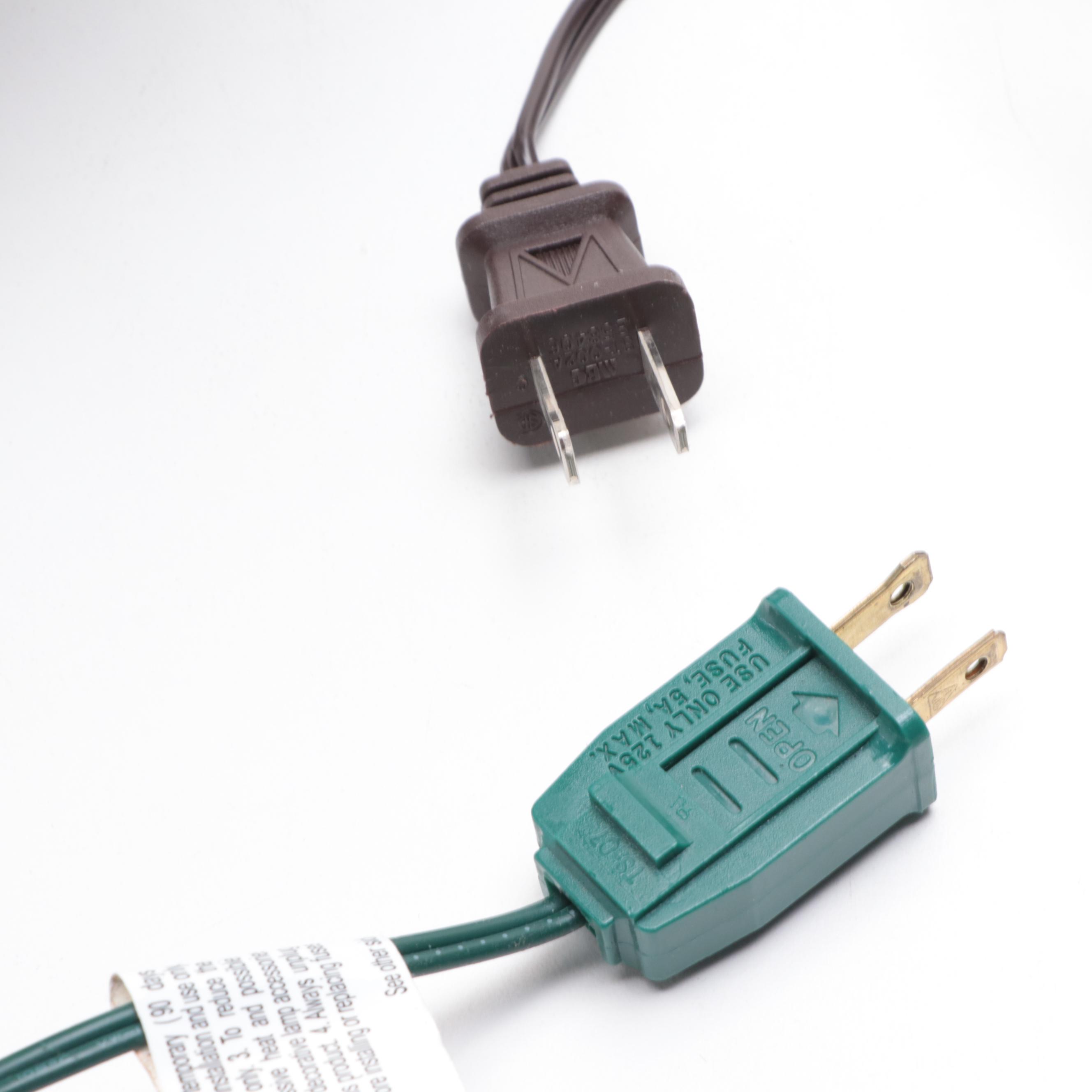 Shiny Brite Light-Up Tabletop Christmas Tree with Other Seasonal Décor