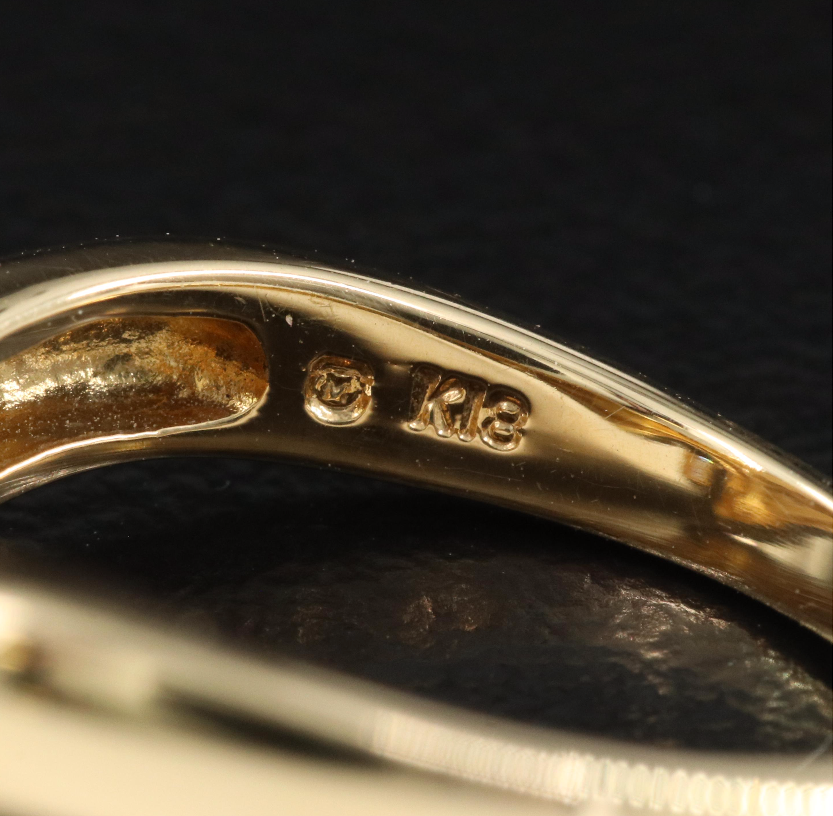 Mikimoto 18K Pearl and Diamond Ring