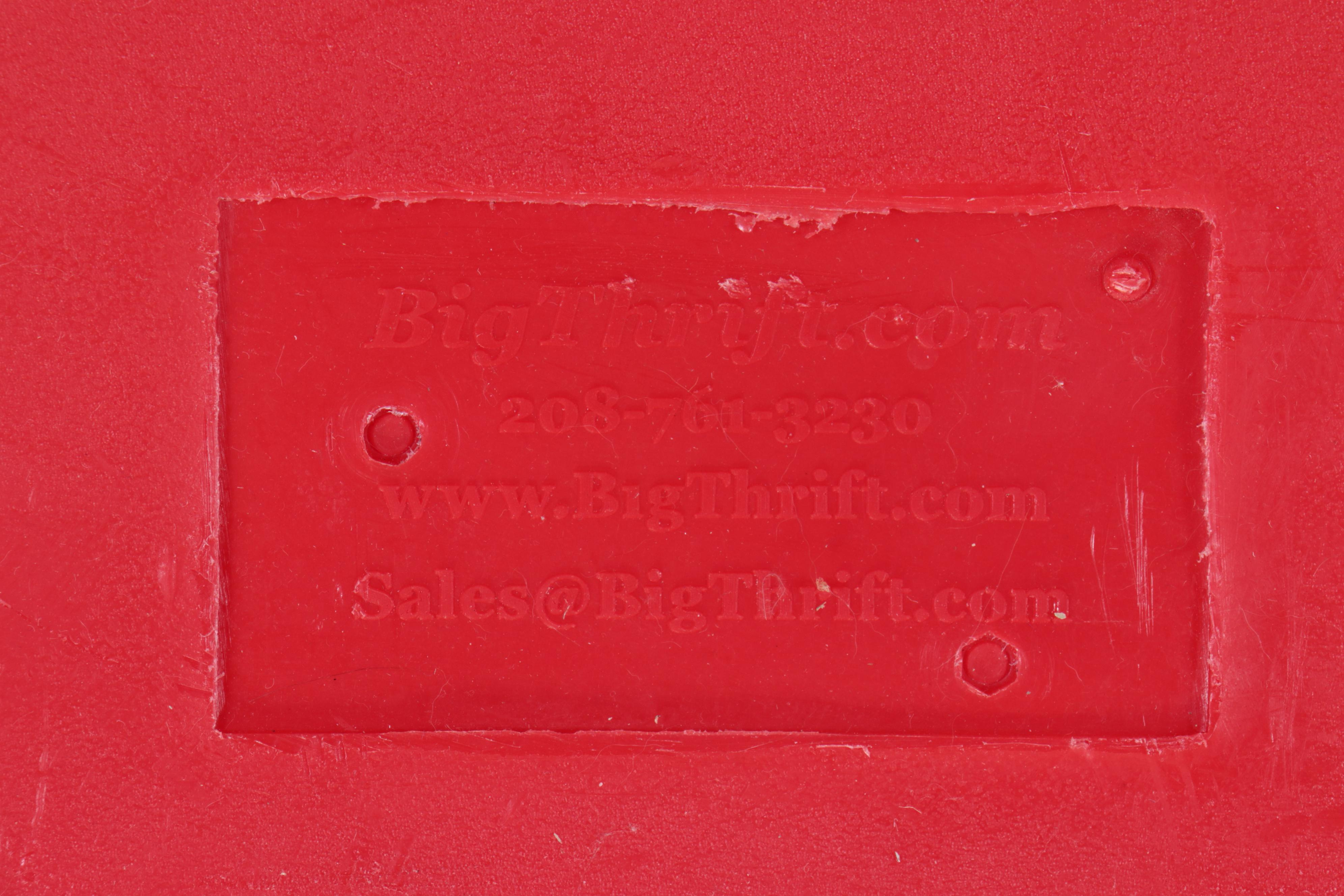 Big Thrift Pop Art Style Molded Plastic Hand Chair