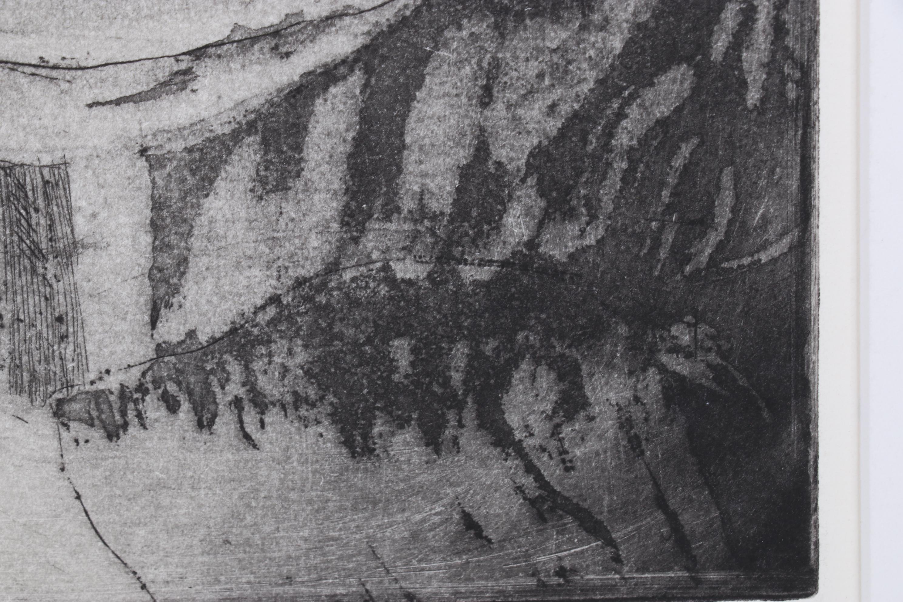 Sidney Chafetz Etching with Aquatint "Orator Aptus," 1963