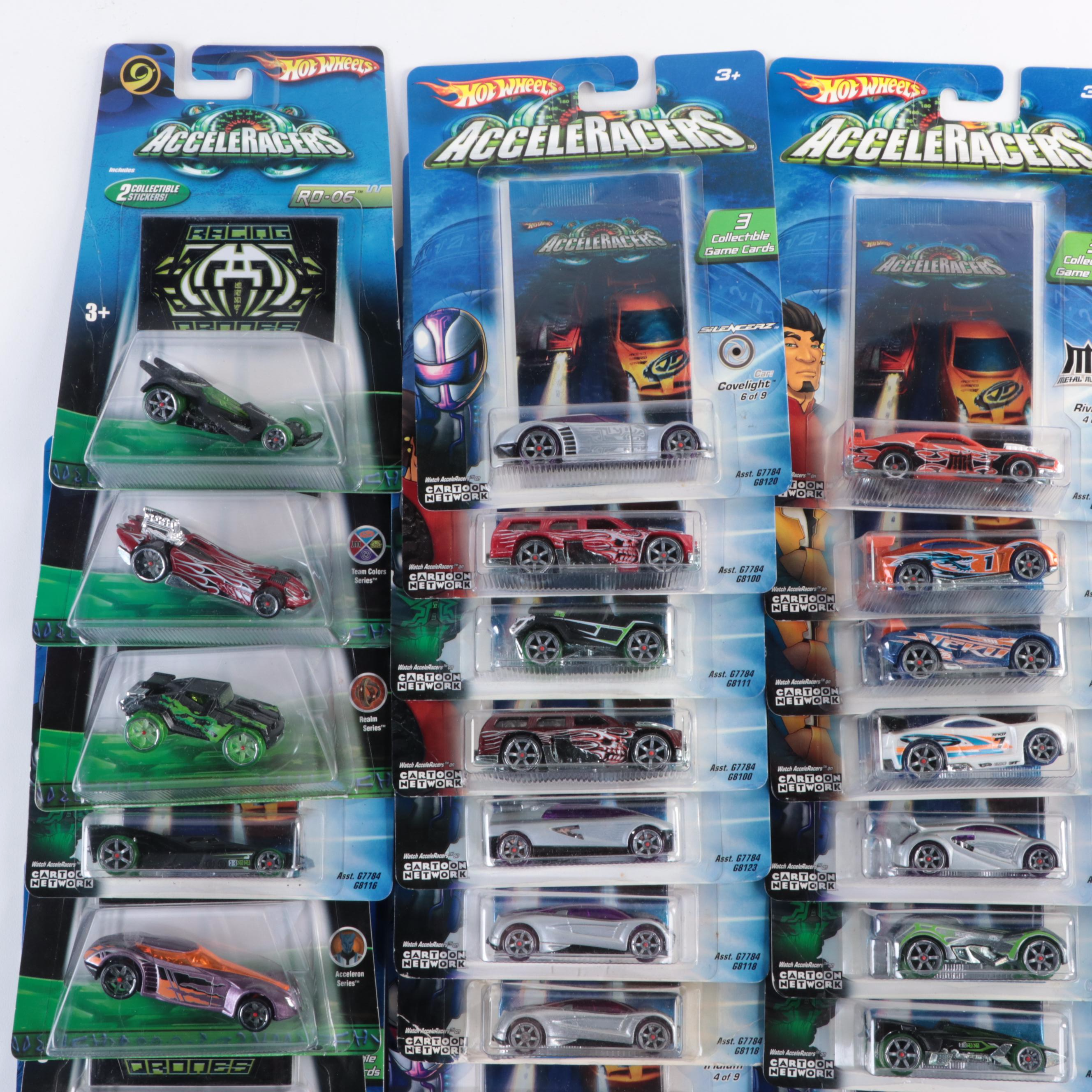 Hot Wheels Acceleracers RD-06, Nitrium, Synkro and Other Toy Cars