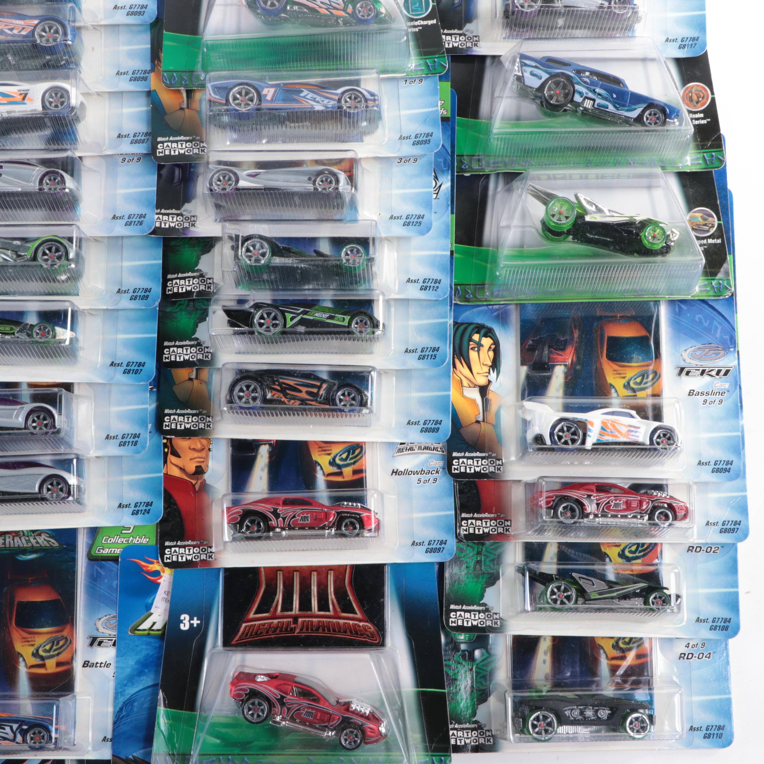 Hot Wheels Acceleracers RD-06, Nitrium, Synkro and Other Toy Cars
