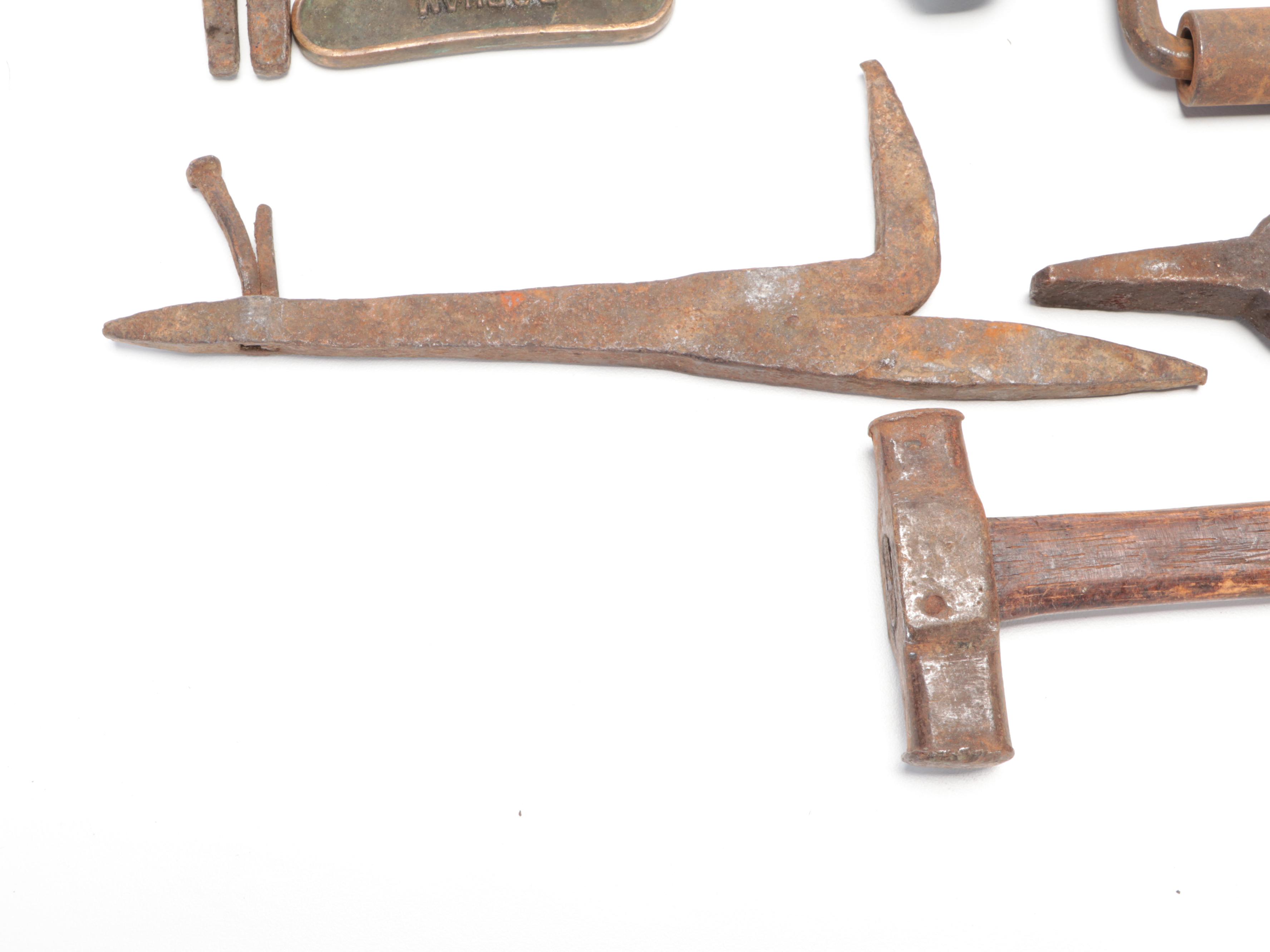 Dorham Metal Fid Rope Splicer and More Tools, 19th Century