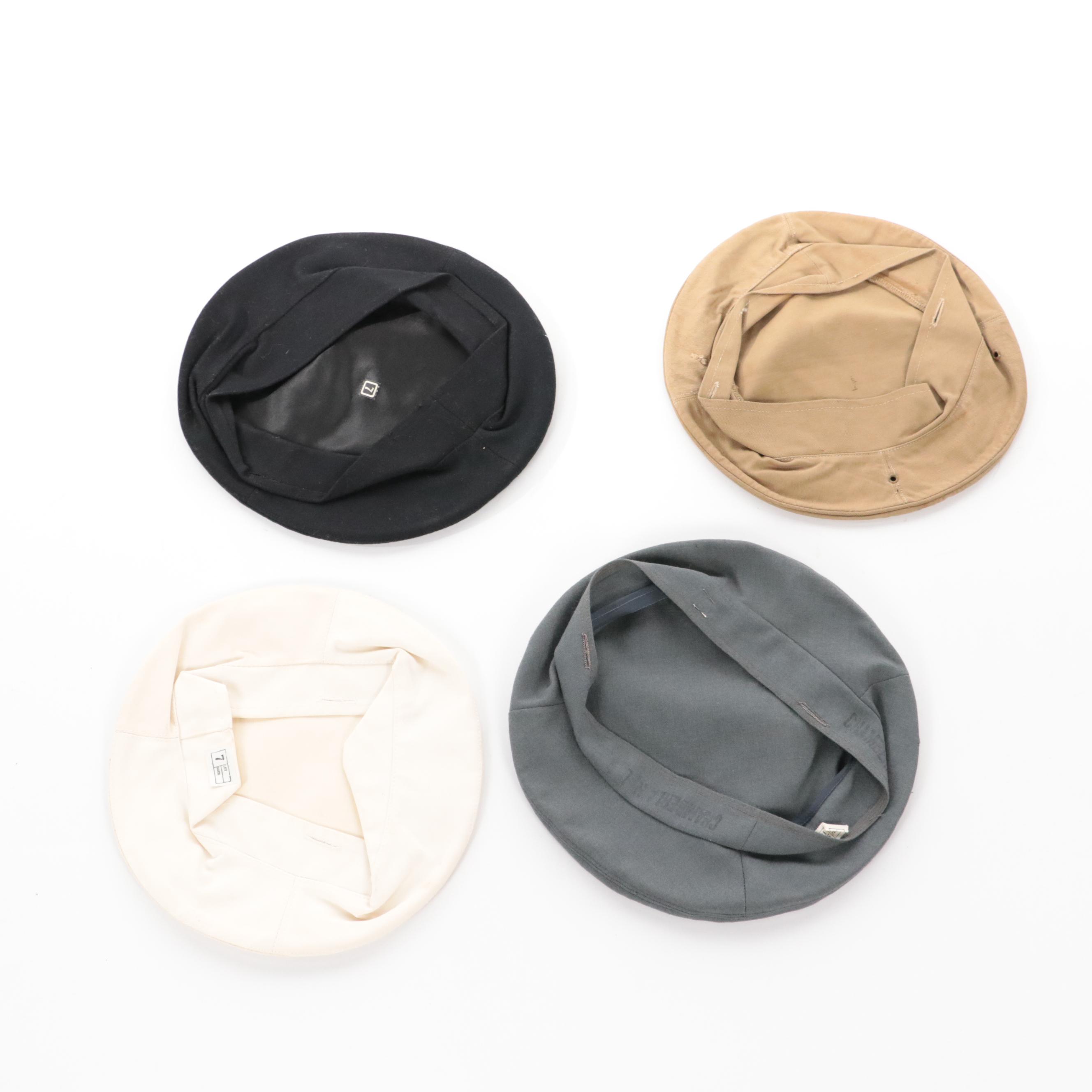 WWII Era US Navy Men's CPO Dress Blue Uniform, Cap, and Overcoat Liner