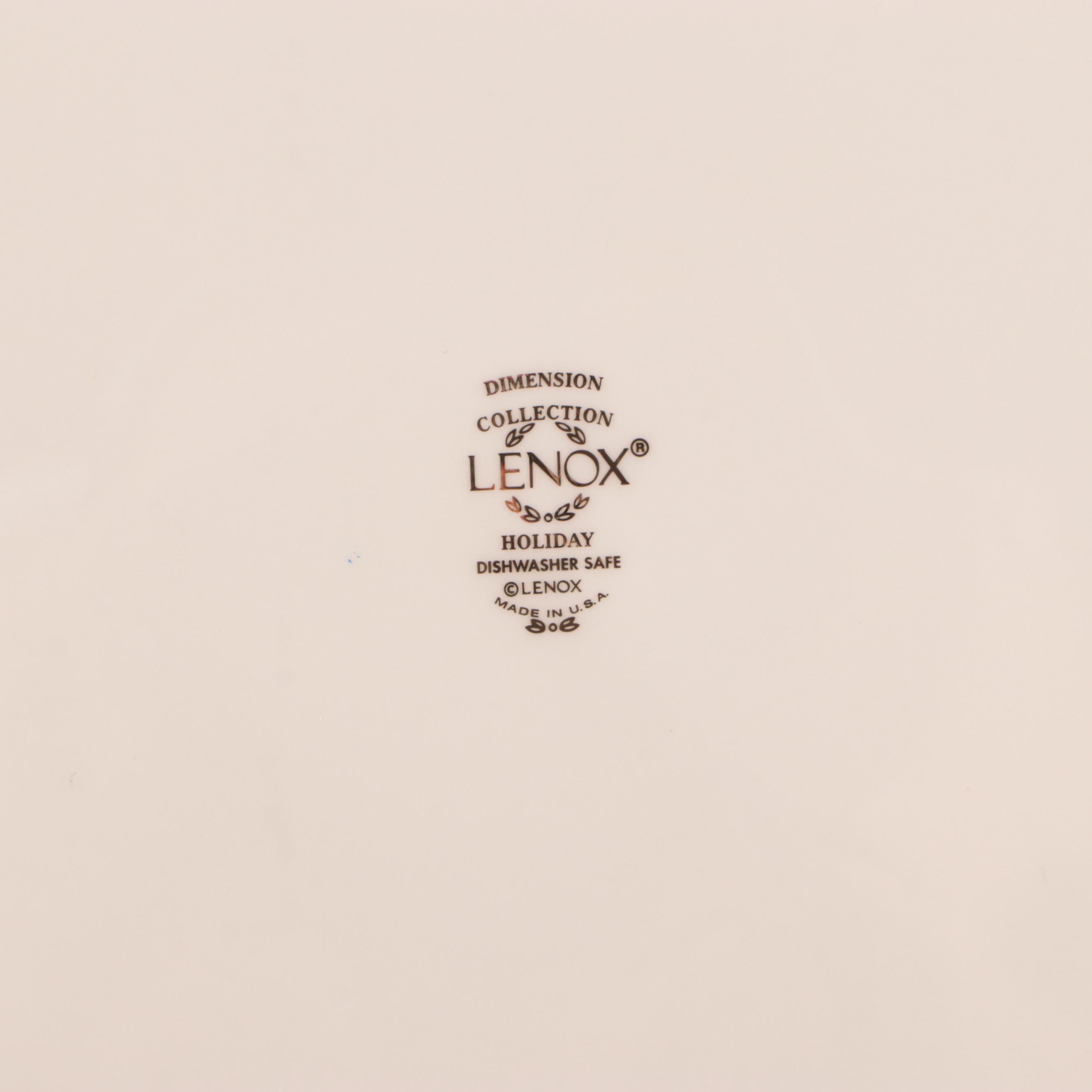 Lenox "Holiday" Bone China Dinnerware and Serving Pieces