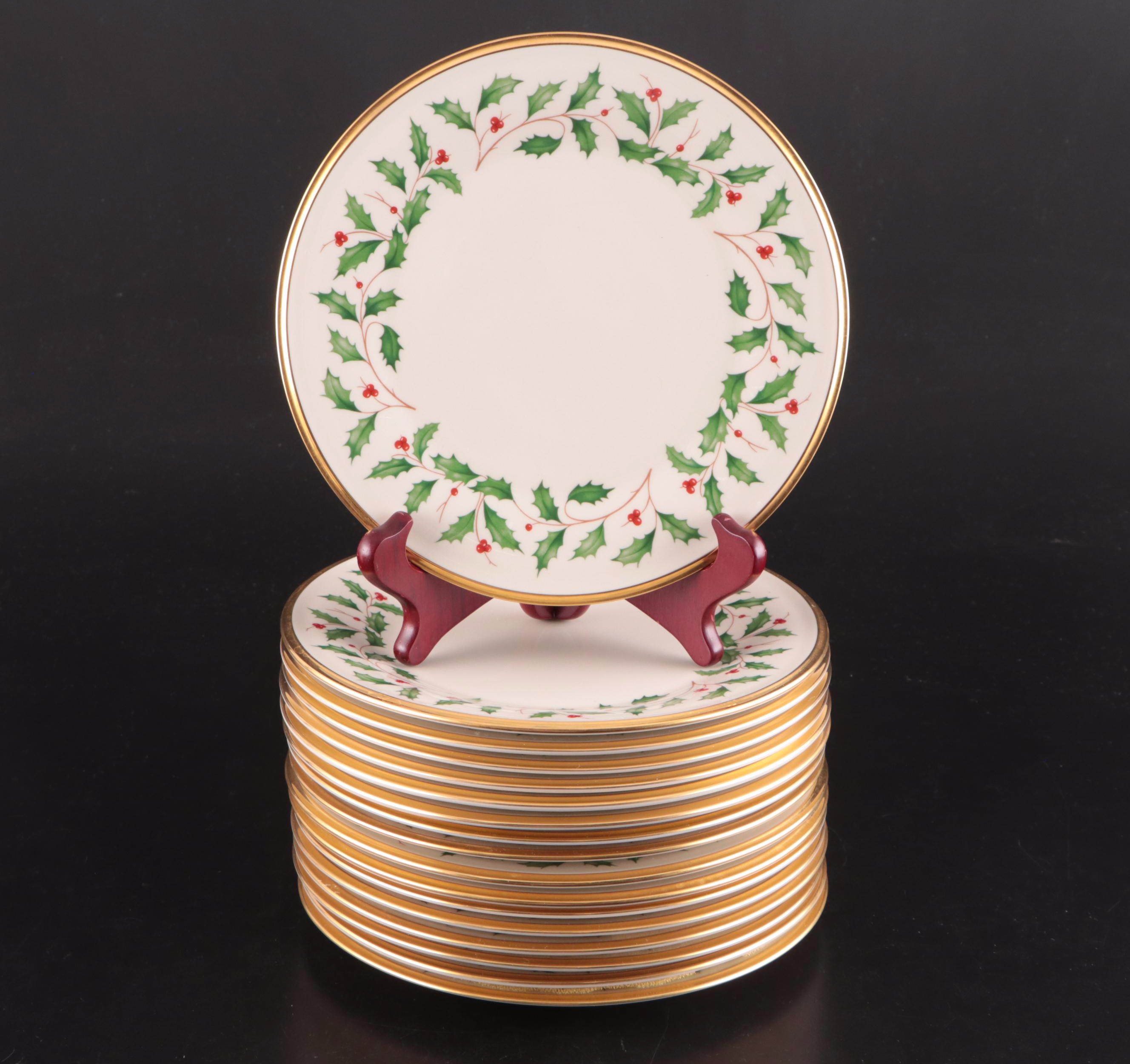 Lenox "Holiday" Bone China Dinnerware and Serving Pieces