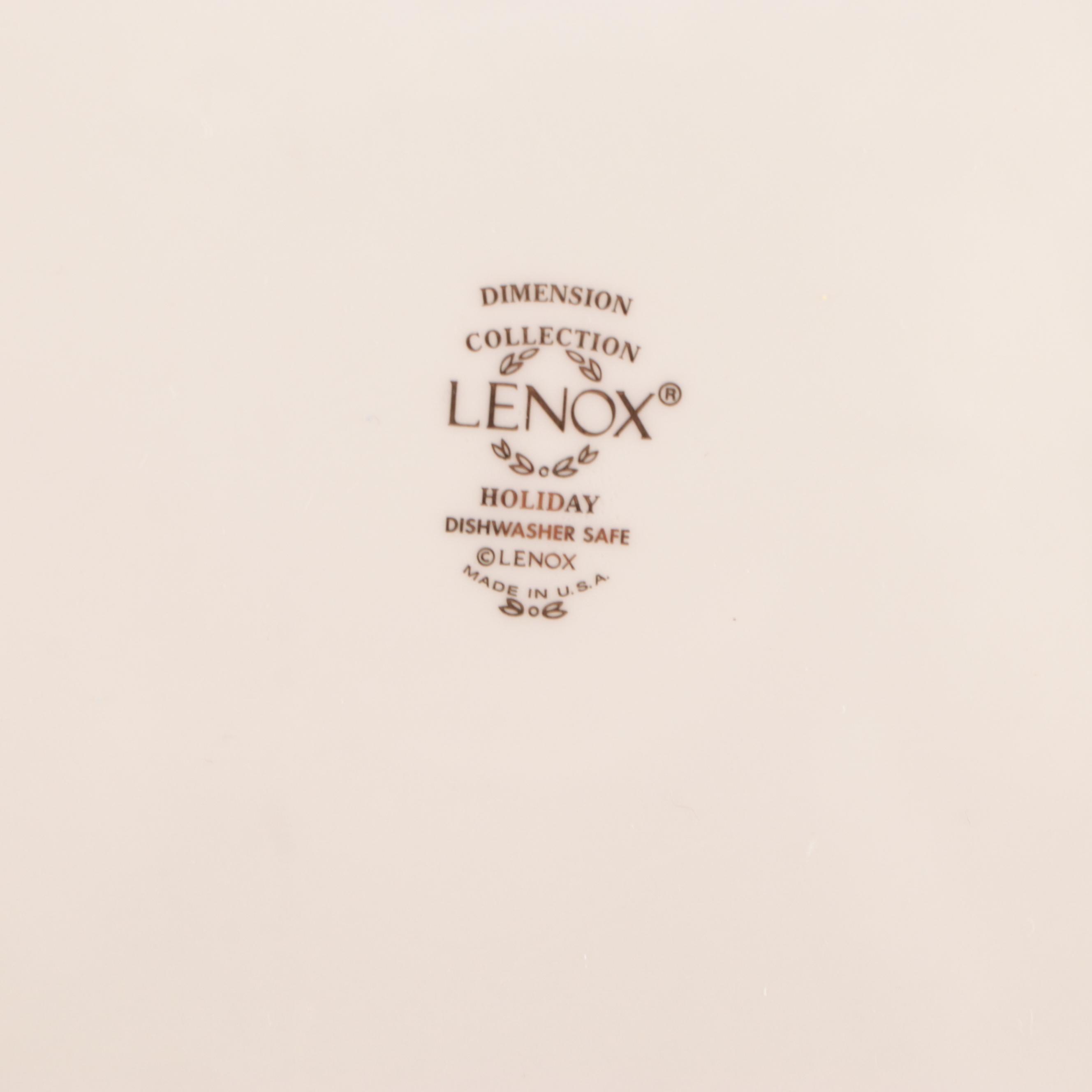 Lenox "Holiday" Bone China Dinnerware and Serving Pieces